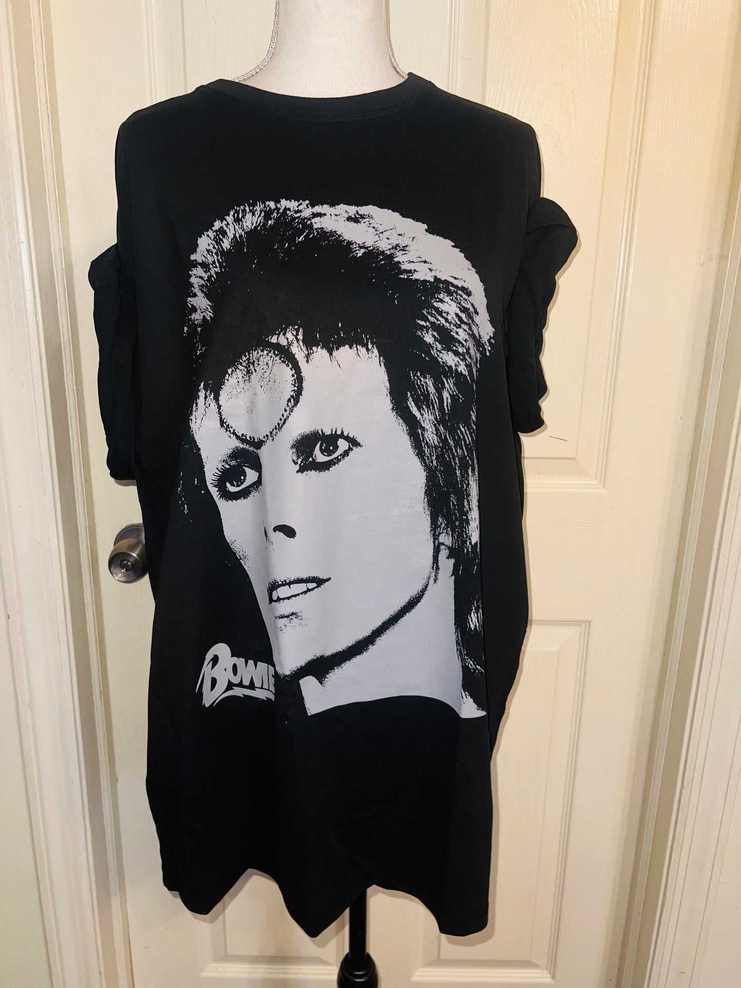 David Bowie Oversized Distressed Tee