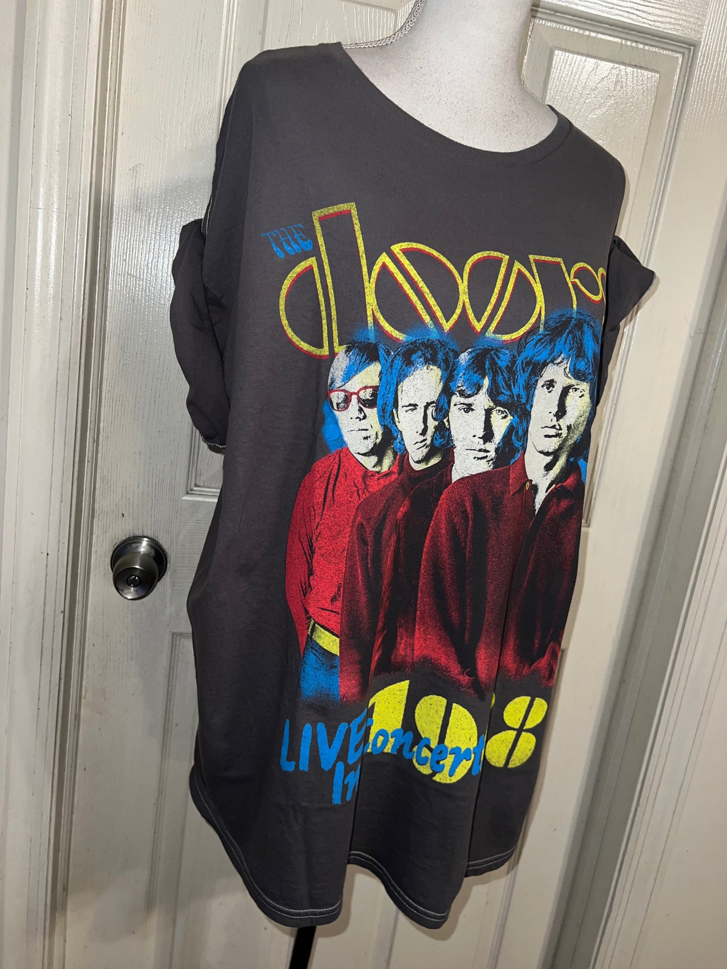 The Doors Double Sided Oversized Distressed Tee