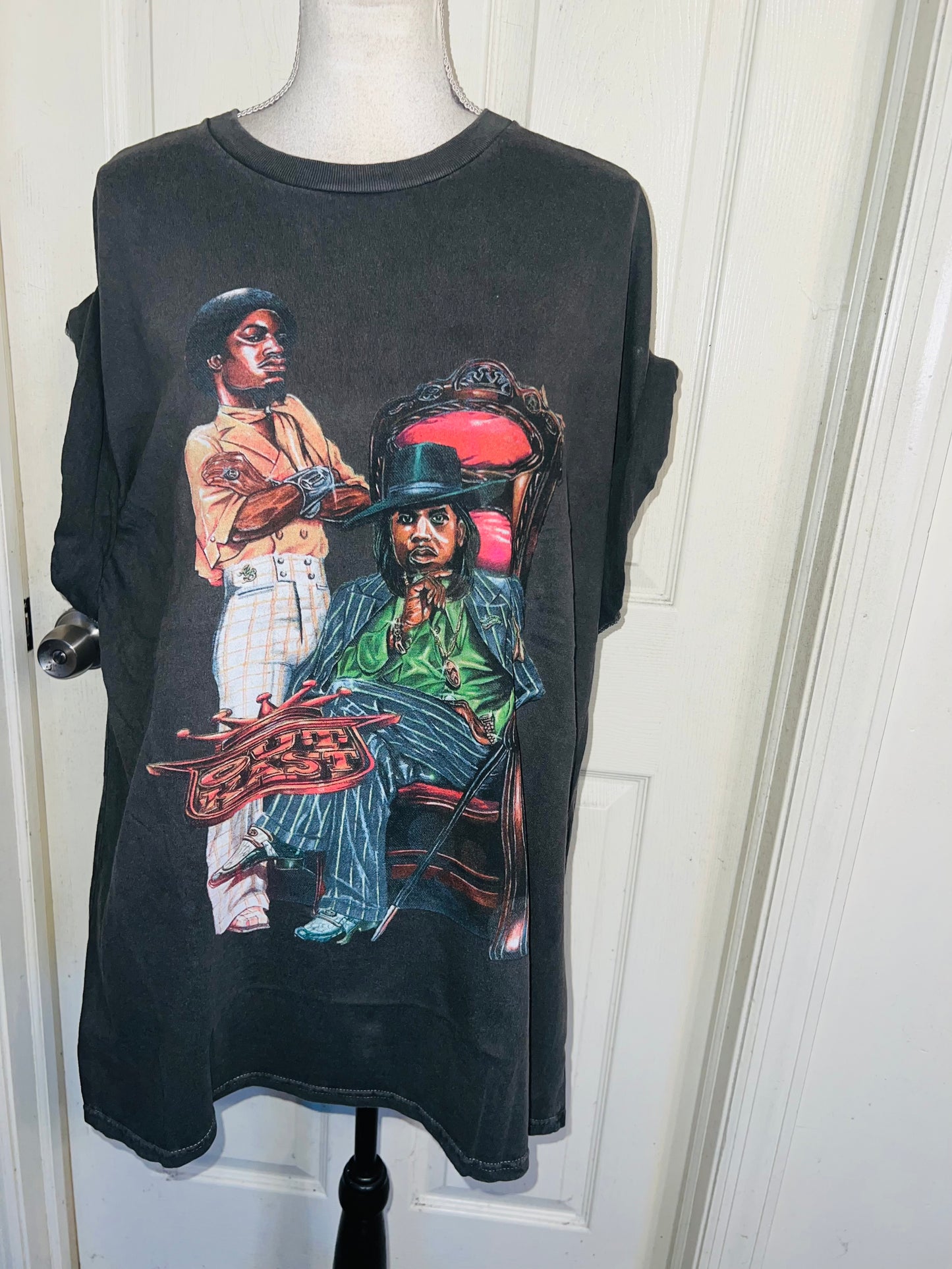 OutKast Double Sided Oversized Distressed Tee