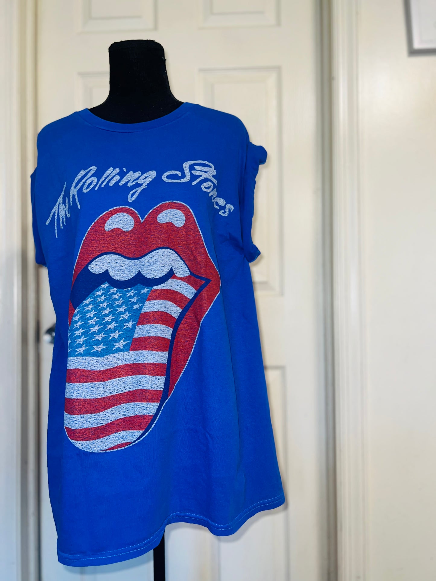 The Rolling Stones Oversized Distressed Tee