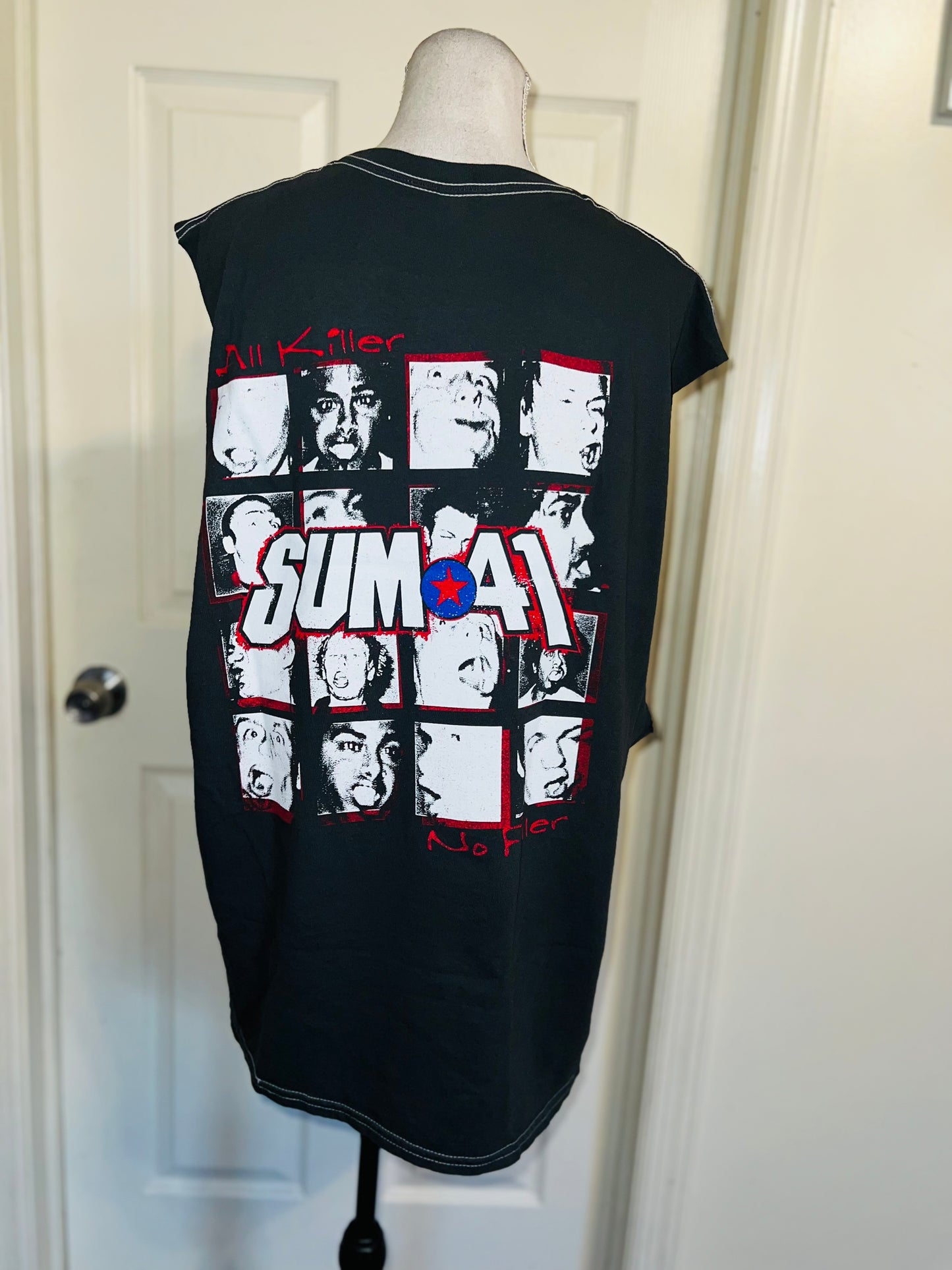 Sum 41 Double Sided Oversized Distressed Tank