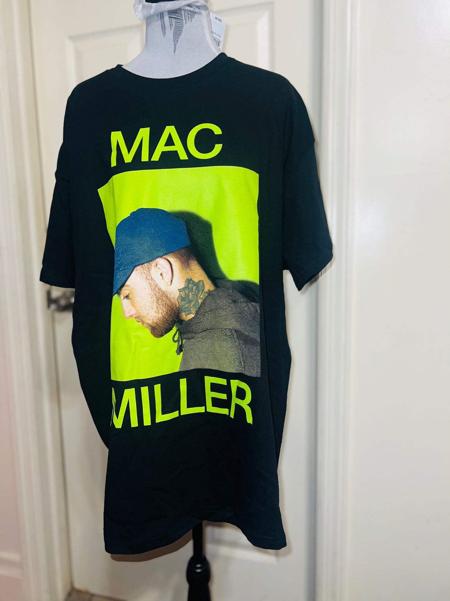 Mac Miller Oversized Distressed Tee