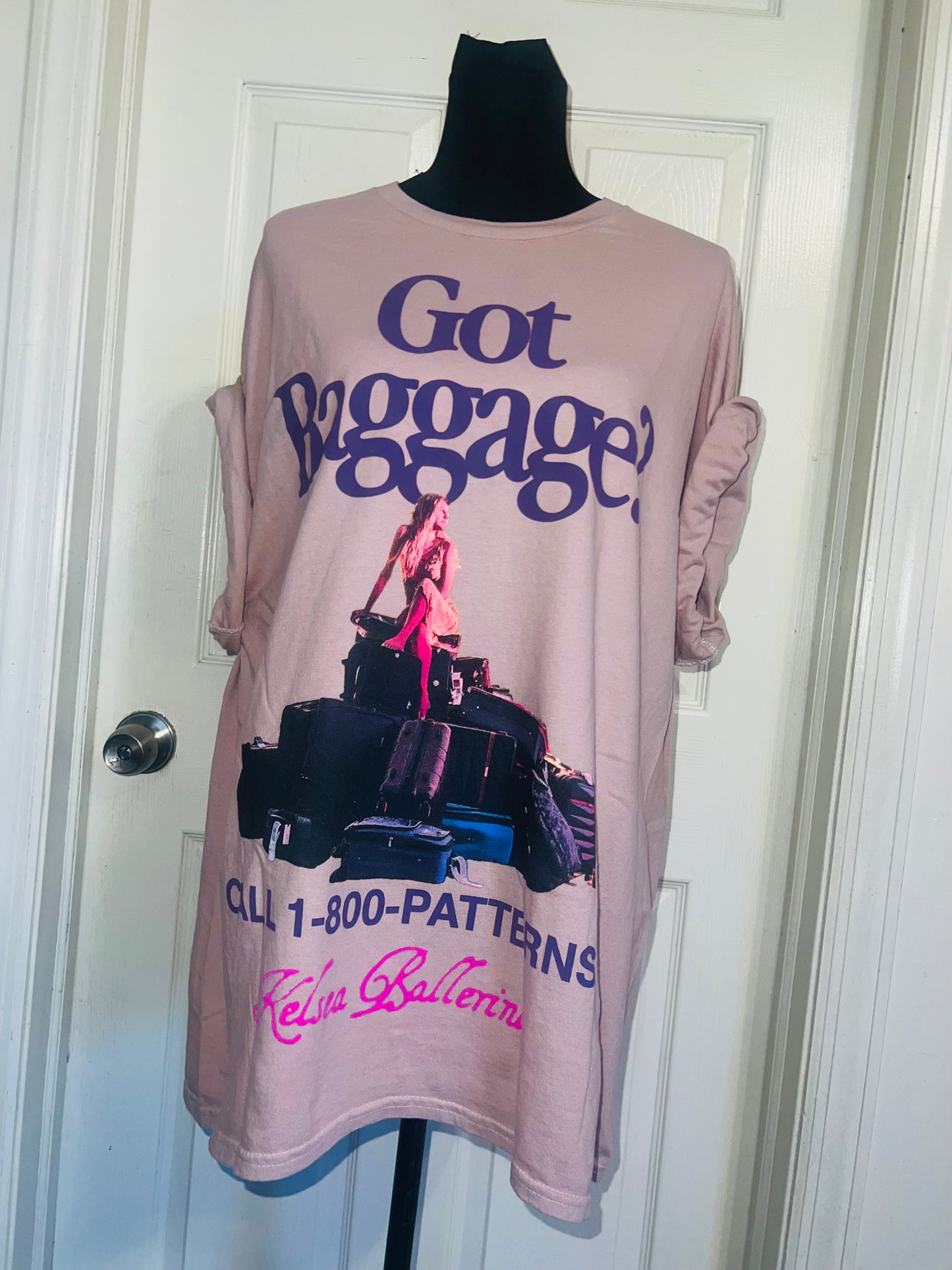 Kelsea Ballerini Oversized Distressed Tee