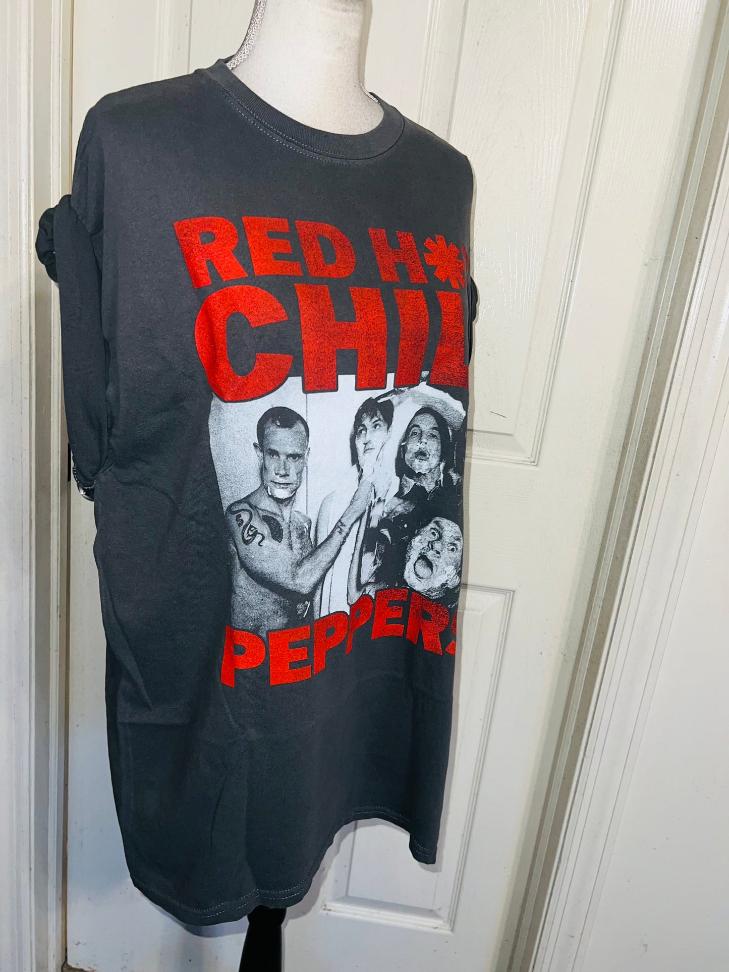 Red Hot Chili Peppers Oversized Distressed Tee