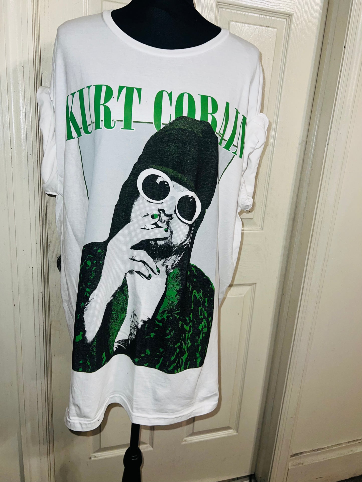 Kurt Cobain Oversized Distressed Tee
