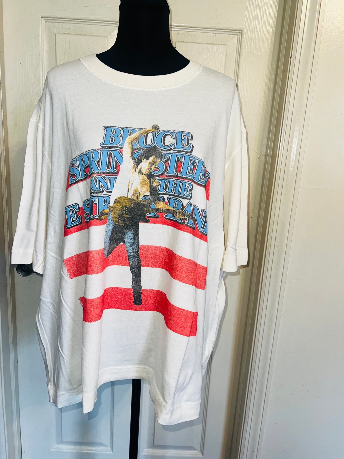 Bruce Springsteen and the Street Band Double Sided Oversized Distressed Tee