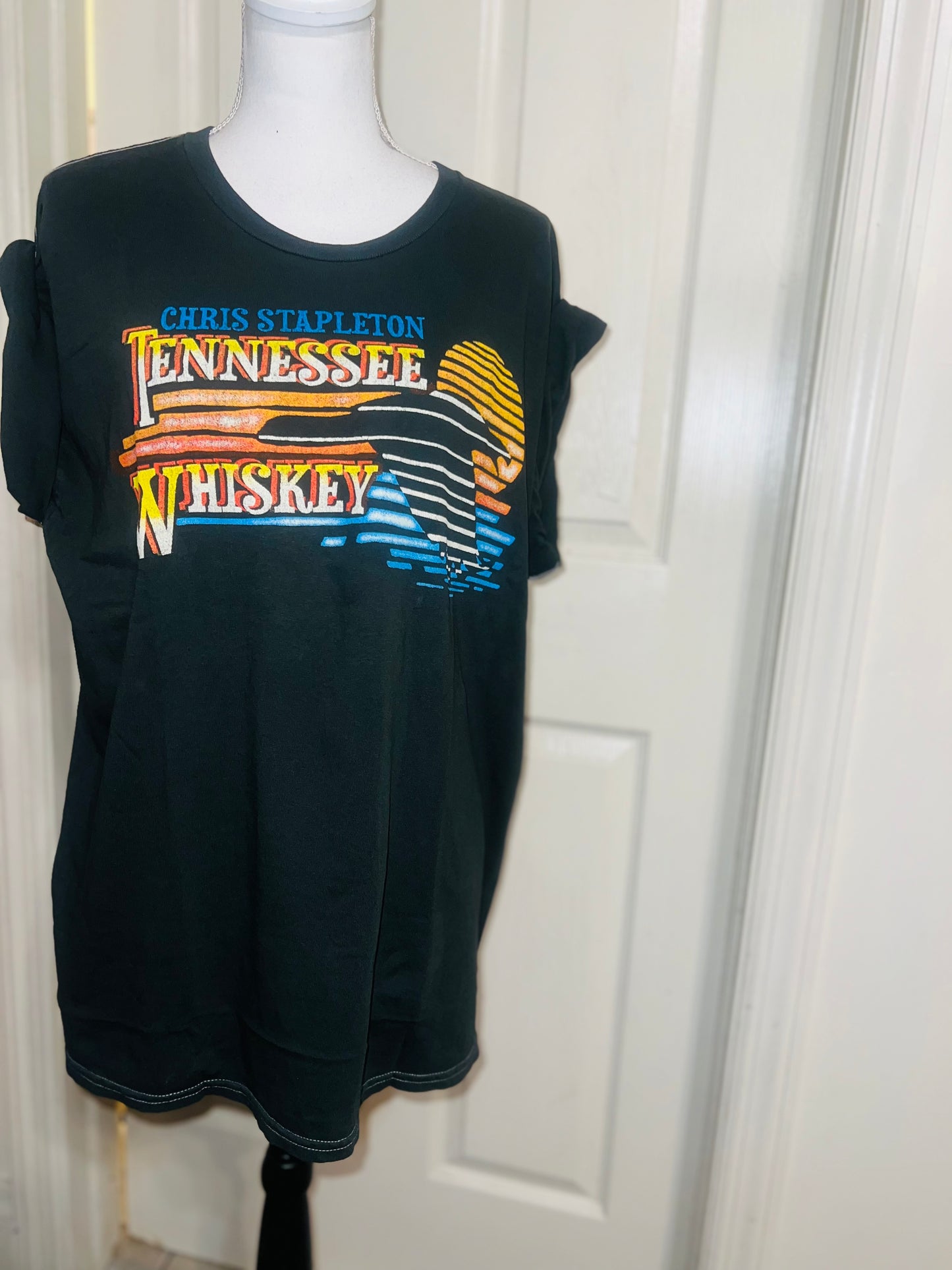 Chris Stapleton Oversized Distressed Tee