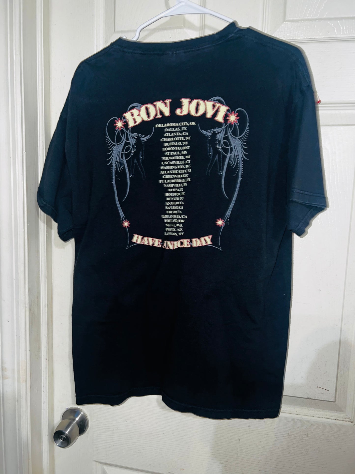 Bon Jovi Vintage Double Sided Tour Tee