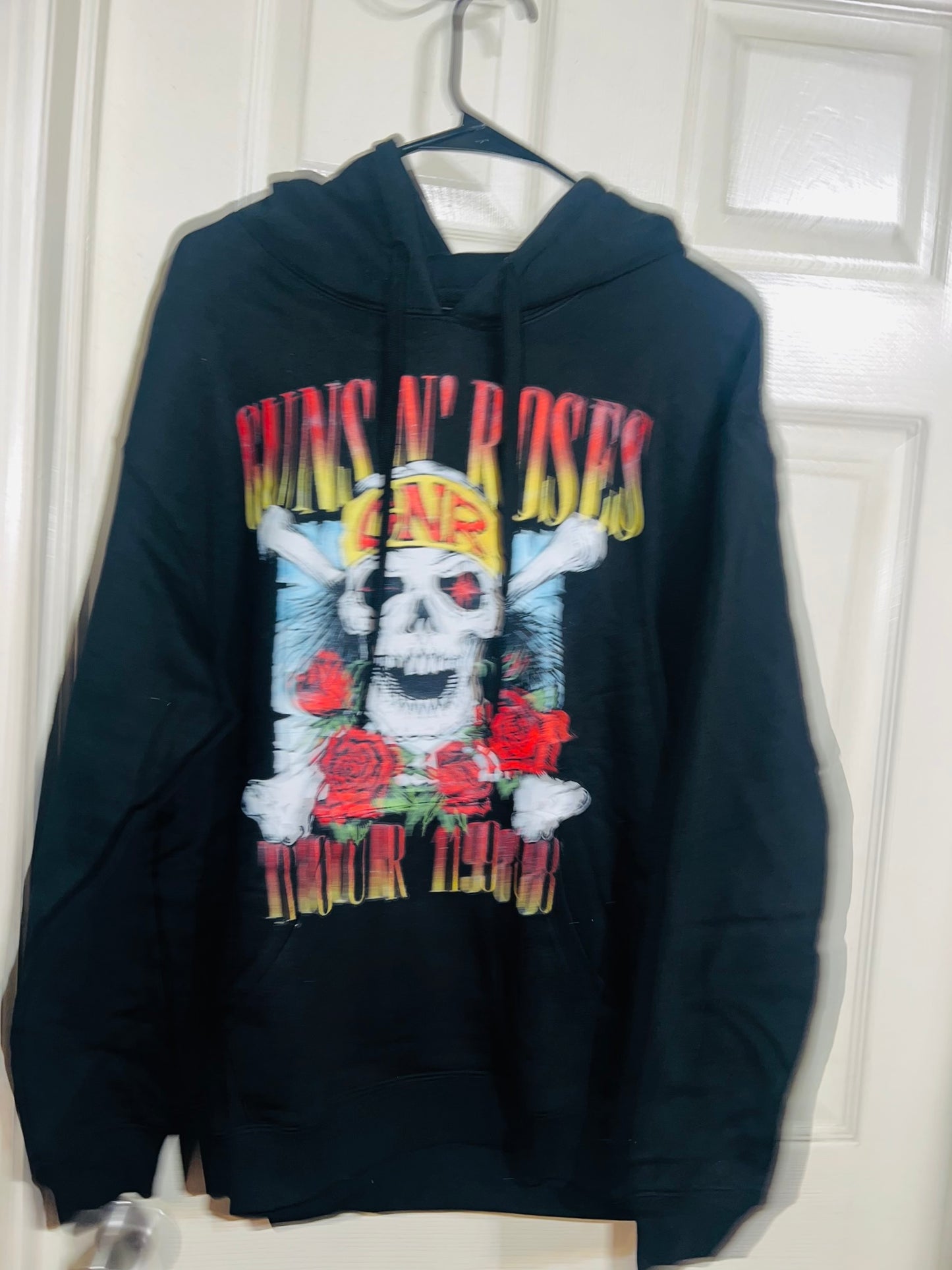 Guns n Roses Tour Oversized Drawstring Sweatshirt