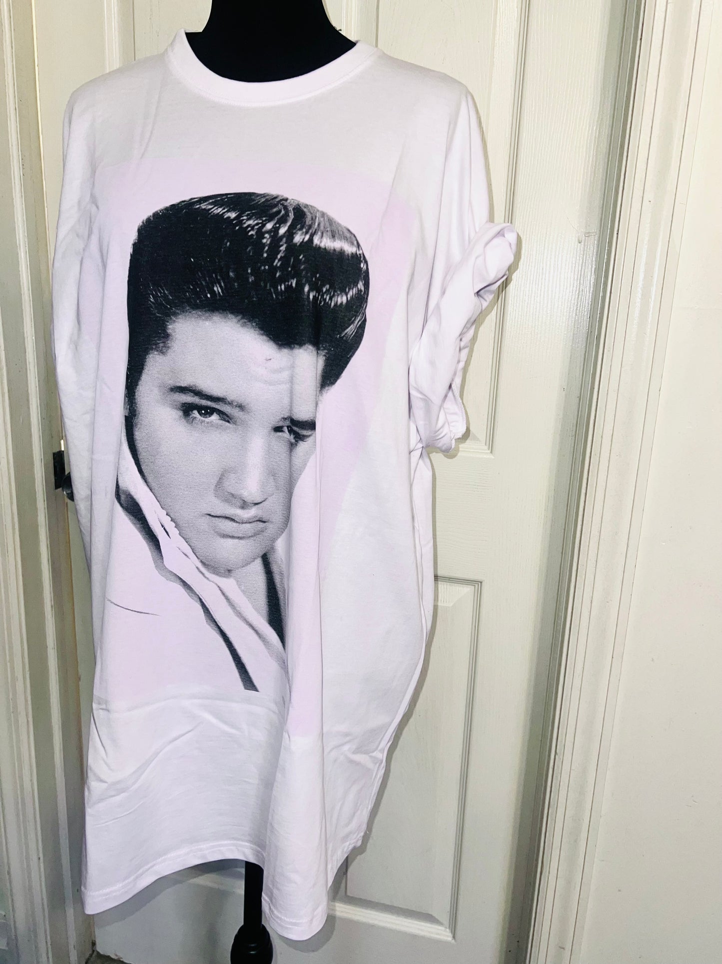 Elvis Oversized Distressed Tee