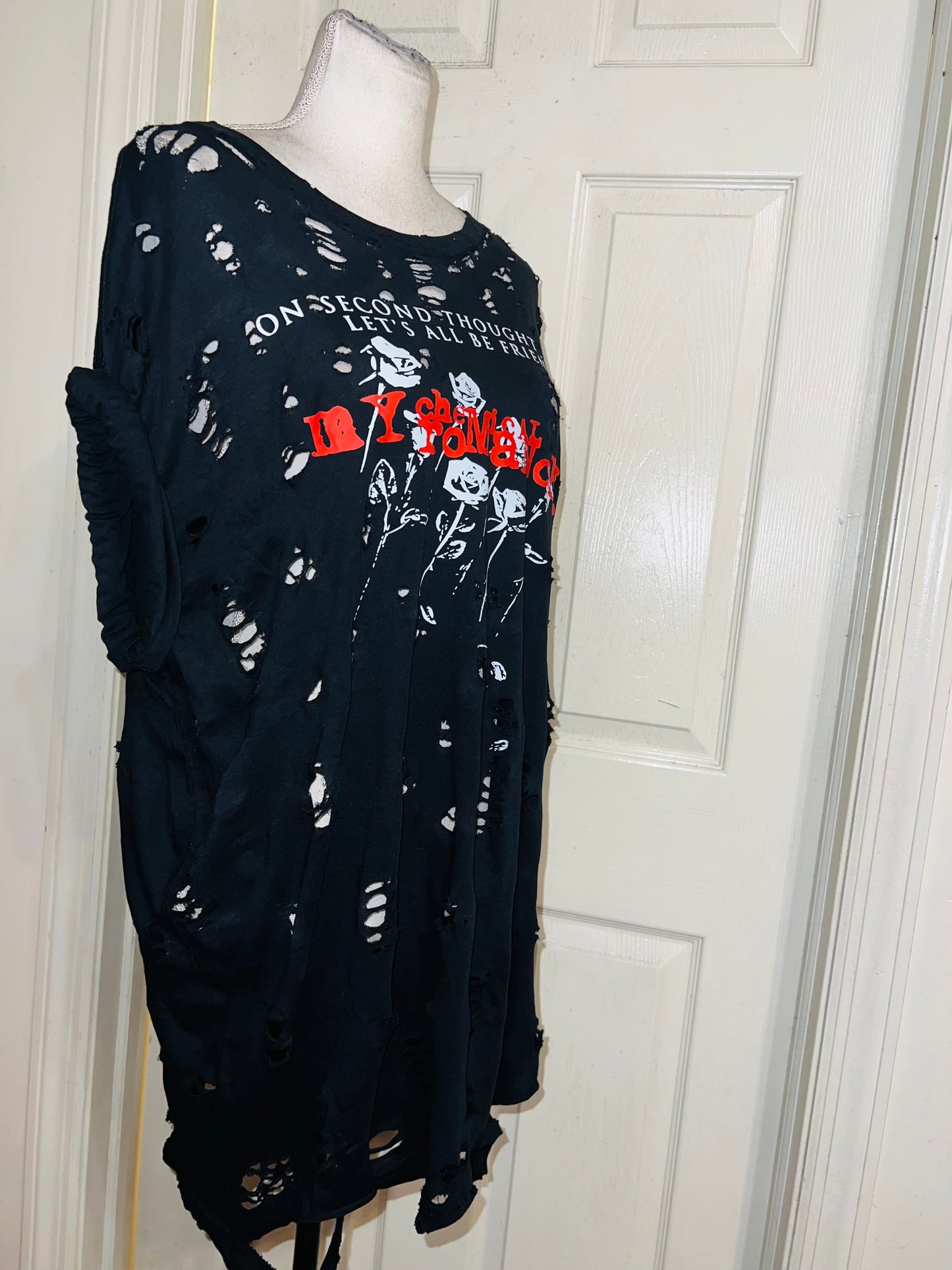 My Chemical Romance Oversized Distressed Tee
