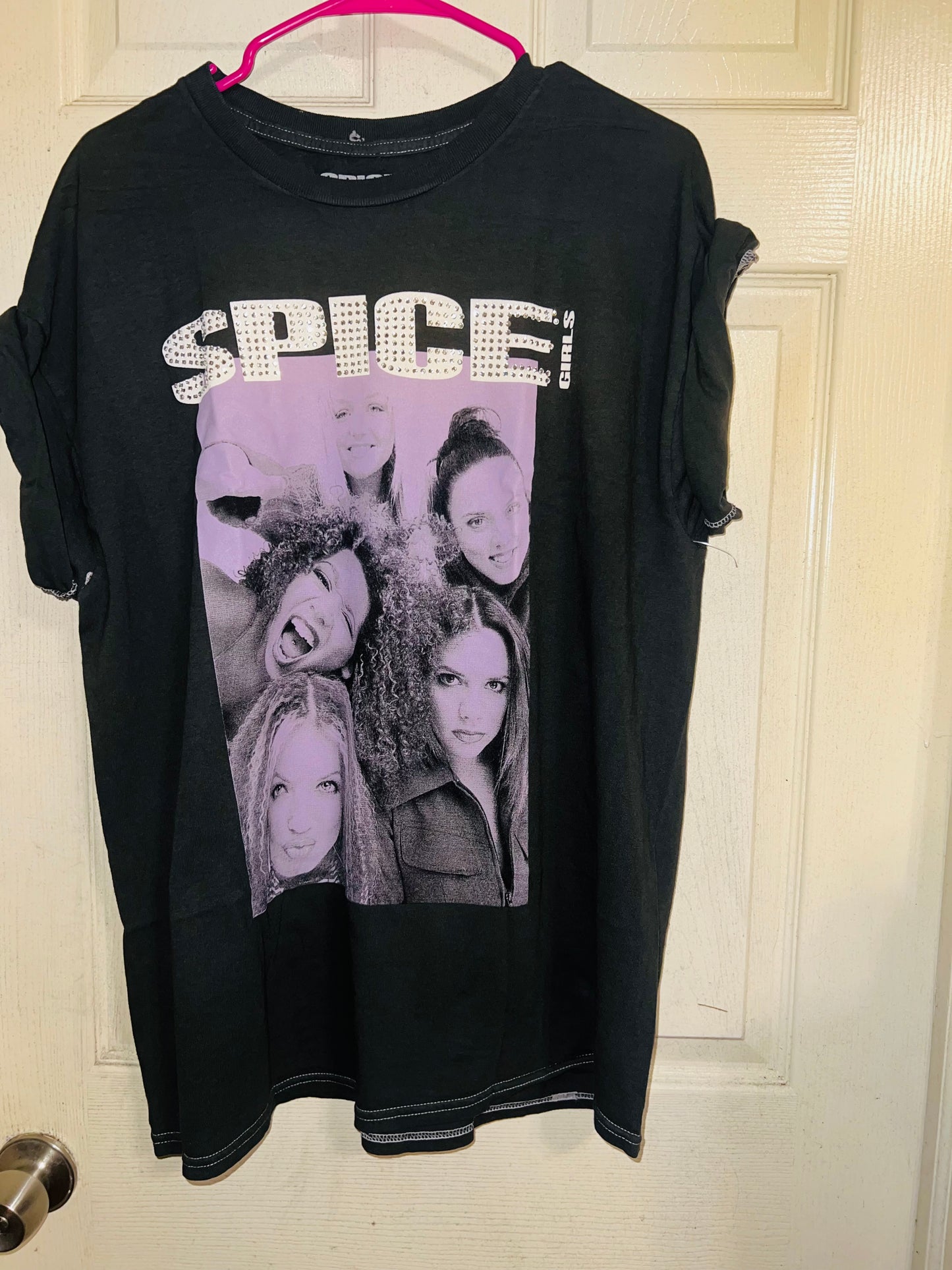 The Spice Girls Oversized Distressed Tee
