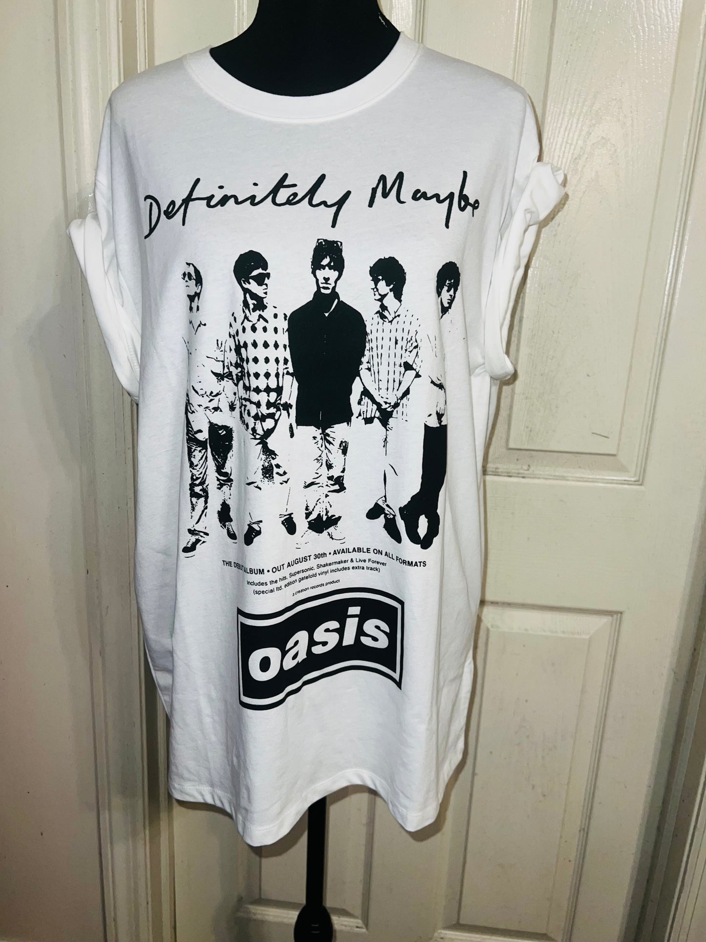 Oasis Oversized Distressed Tee