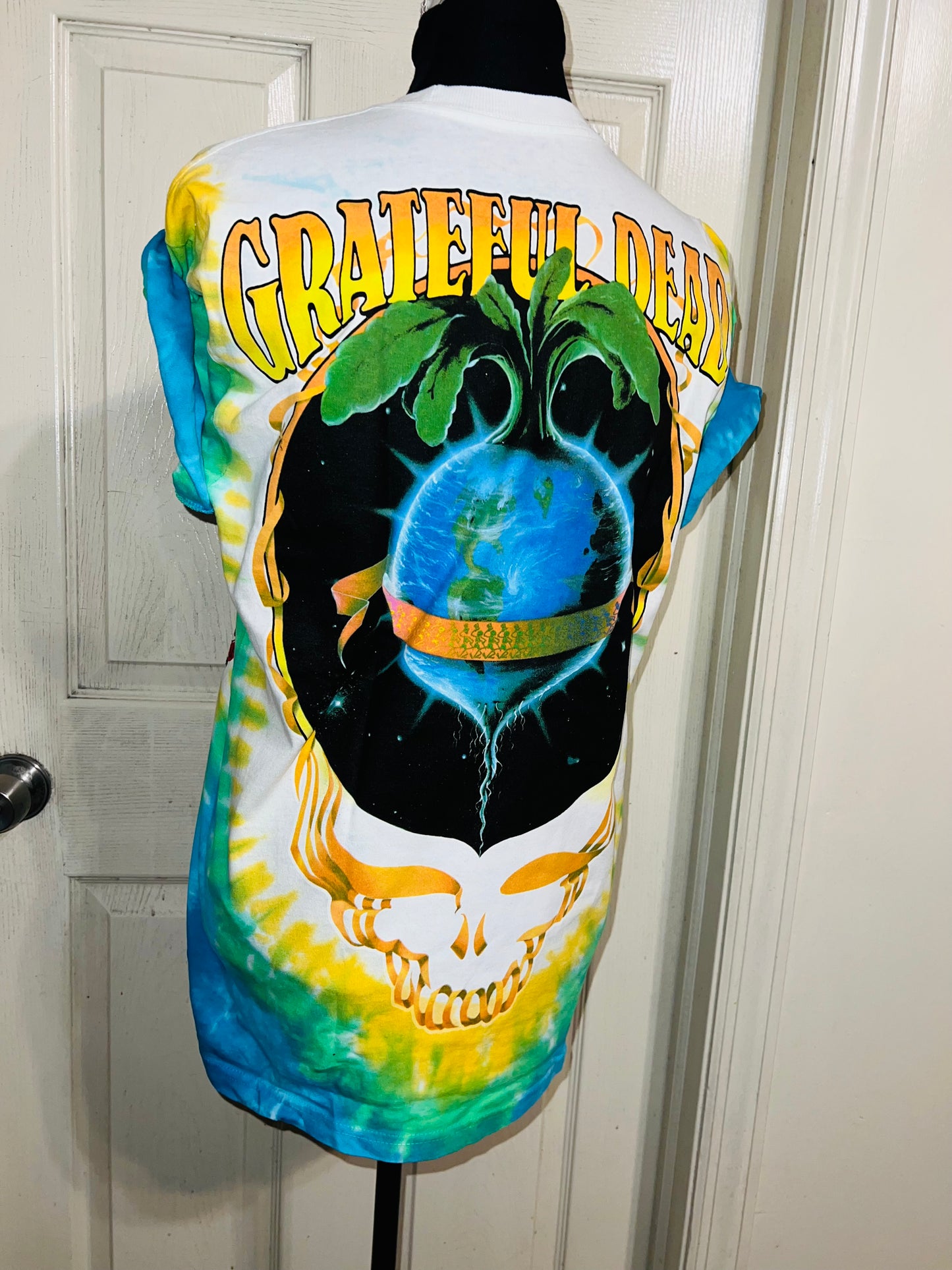 Grateful Dead Keep Green Double Sided Distressed Tee
