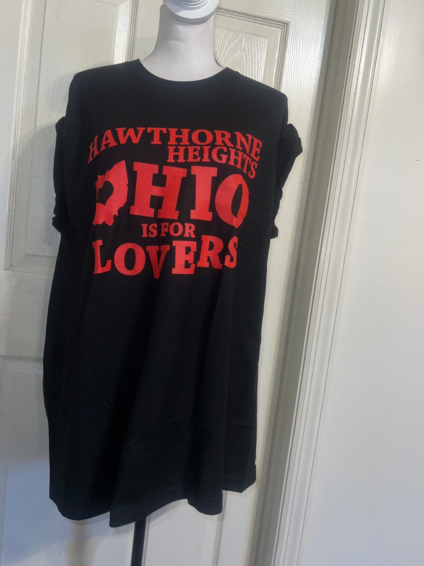 Hawthorne Heights Oversized Distressed Tee
