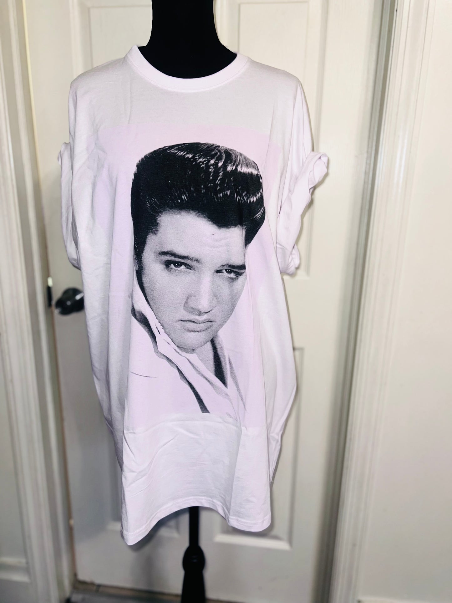 Elvis Oversized Distressed Tee