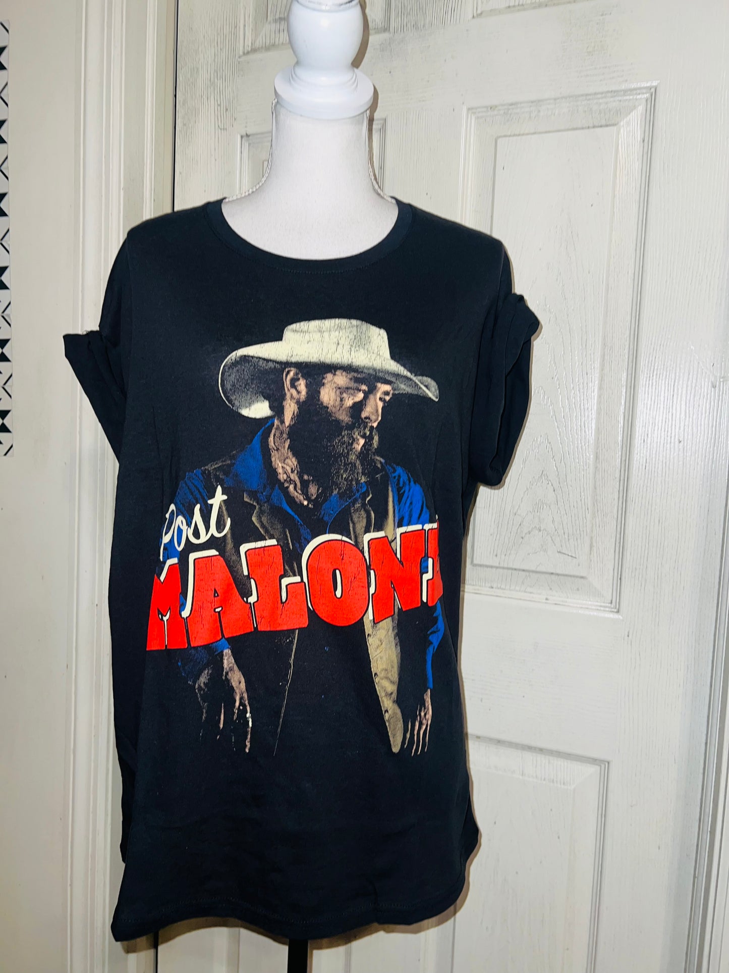 Post Malone Oversized Distressed Tee