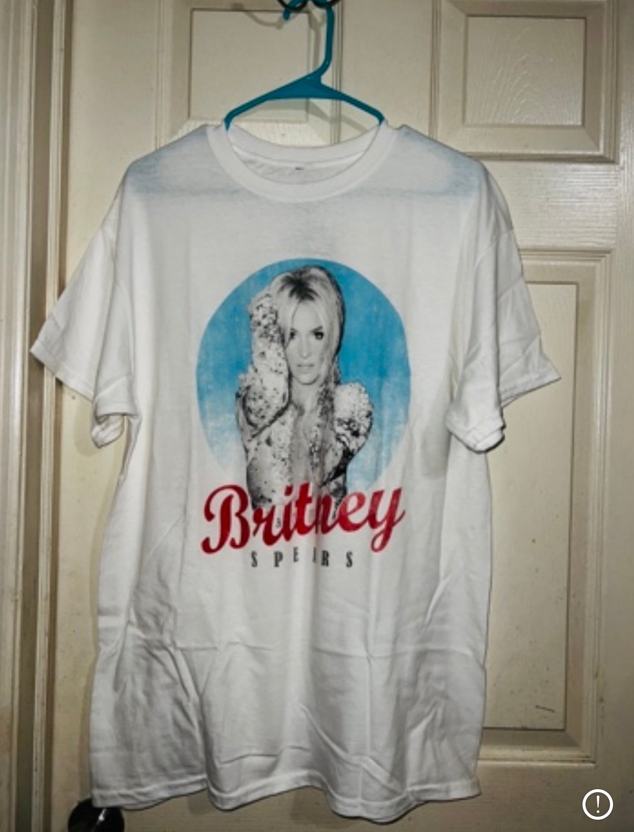 Britney Spears Oversized Distressed Tee