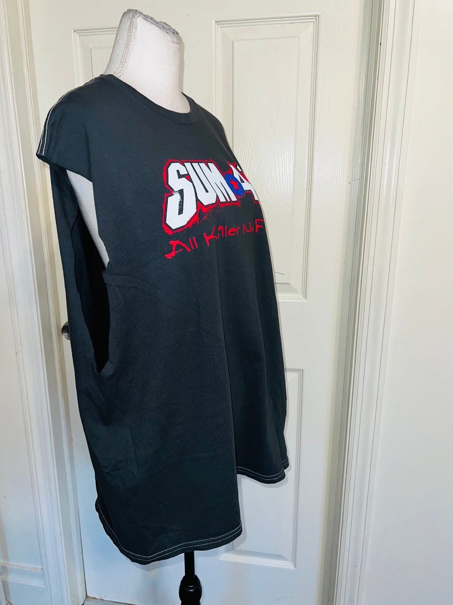 Sum 41 Double Sided Oversized Distressed Tank