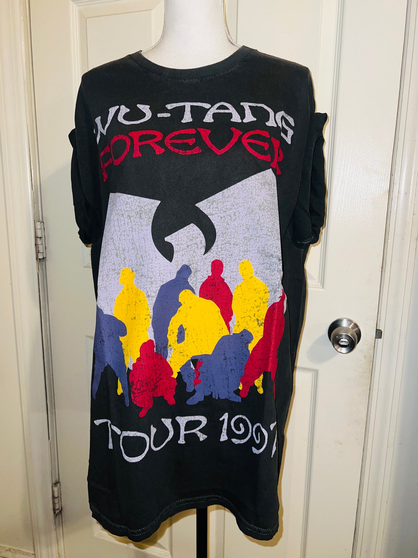 Wu-Tang Clan Oversized Distressed Tee