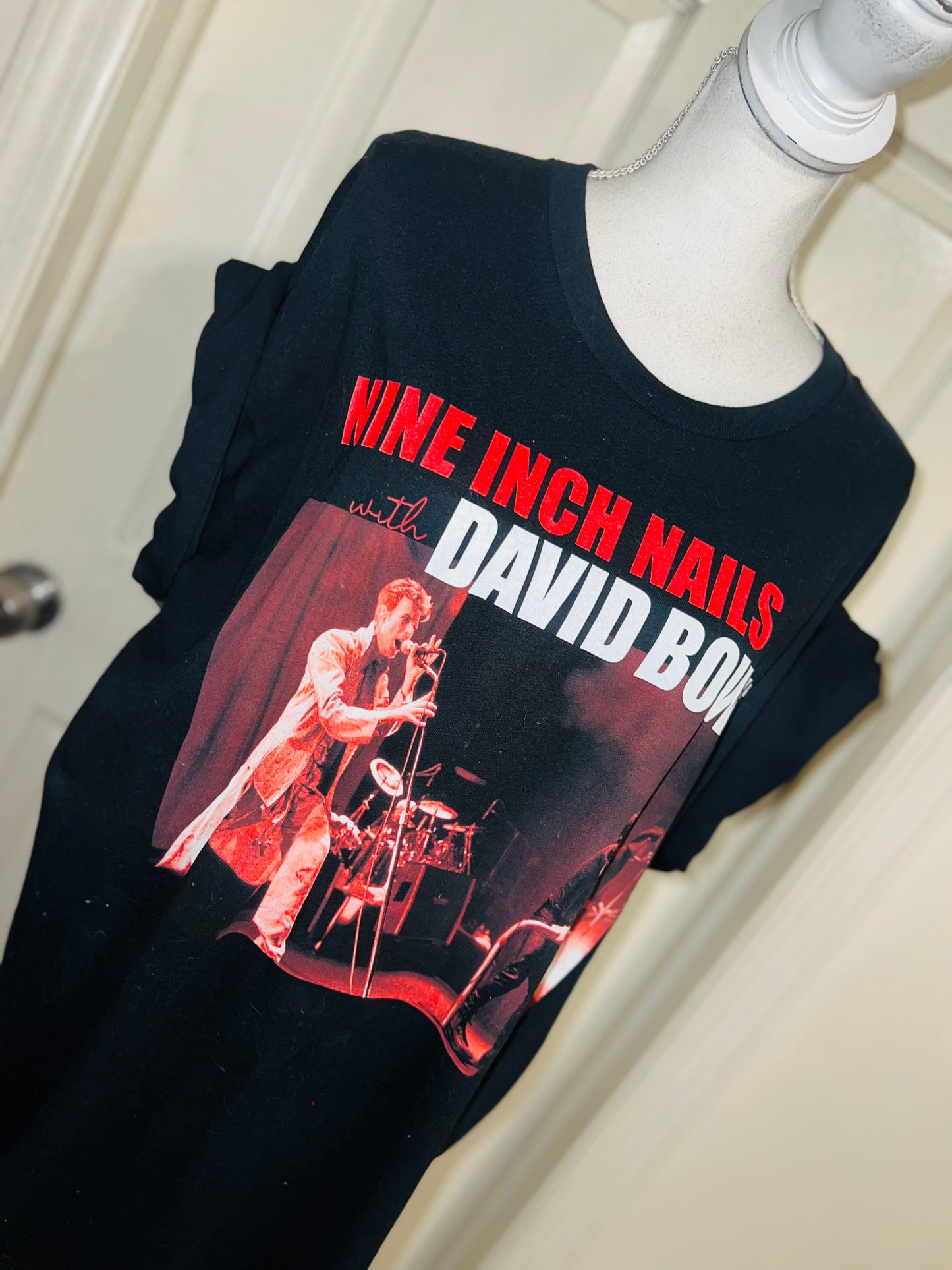 Nine Inch Nails and David Bowie Oversized Tee