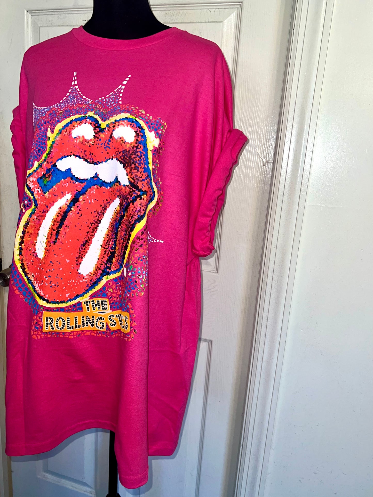 Rolling Stones Oversized Distressed Tee