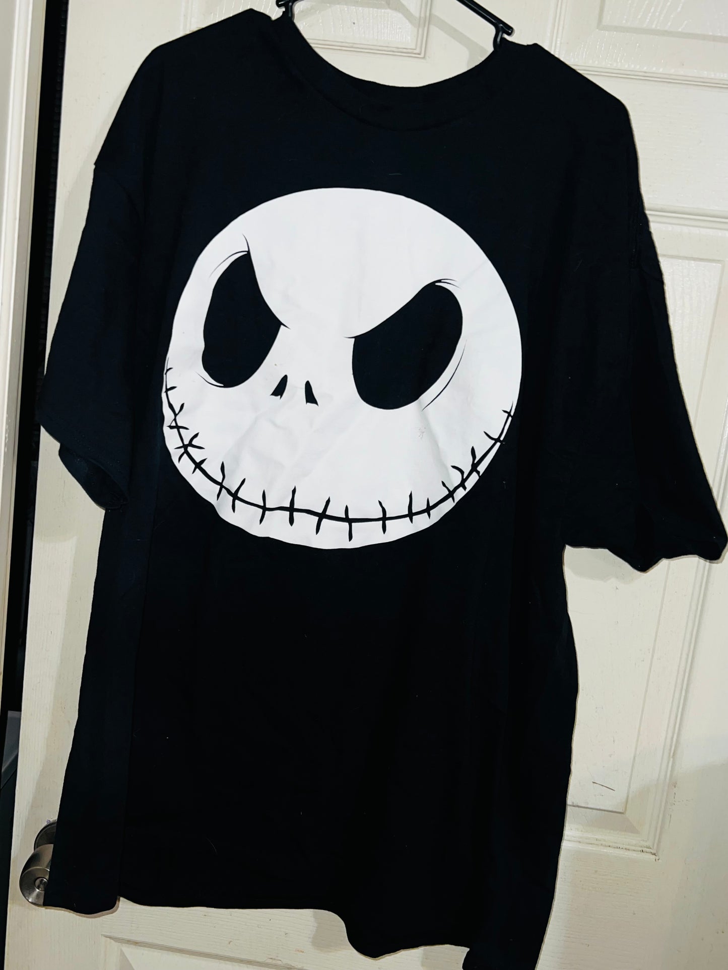 Jack Skellington Oversized Distressed Tee