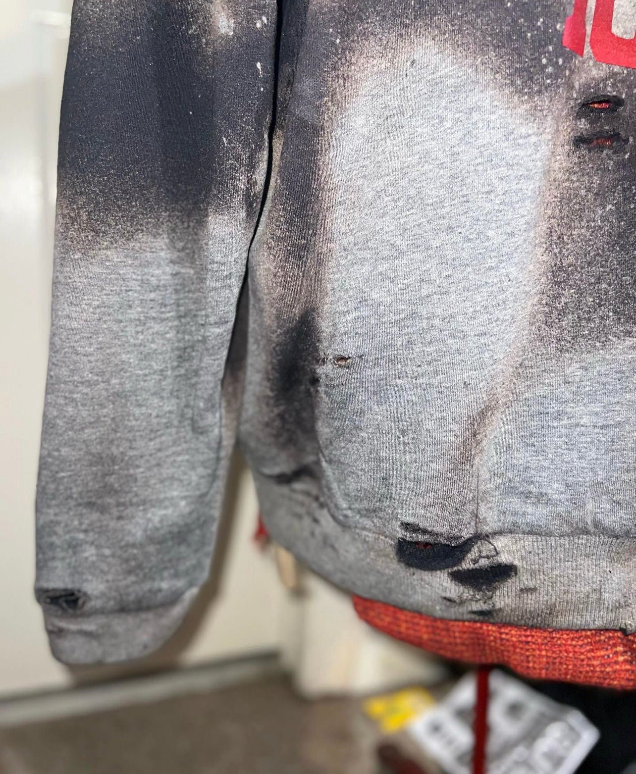Blink 182 Oversized Distressed Sweatshirt