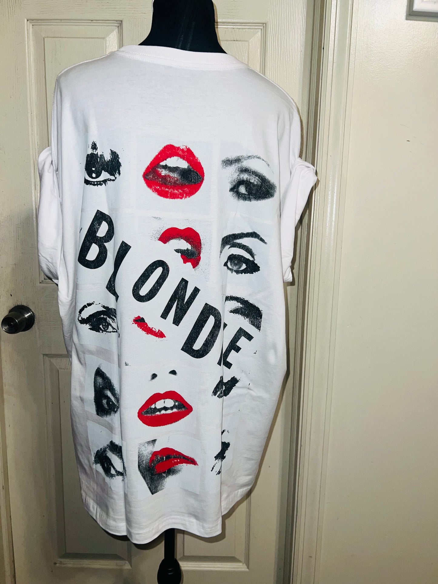 Blondie Double SIded Oversized Distressed Tee