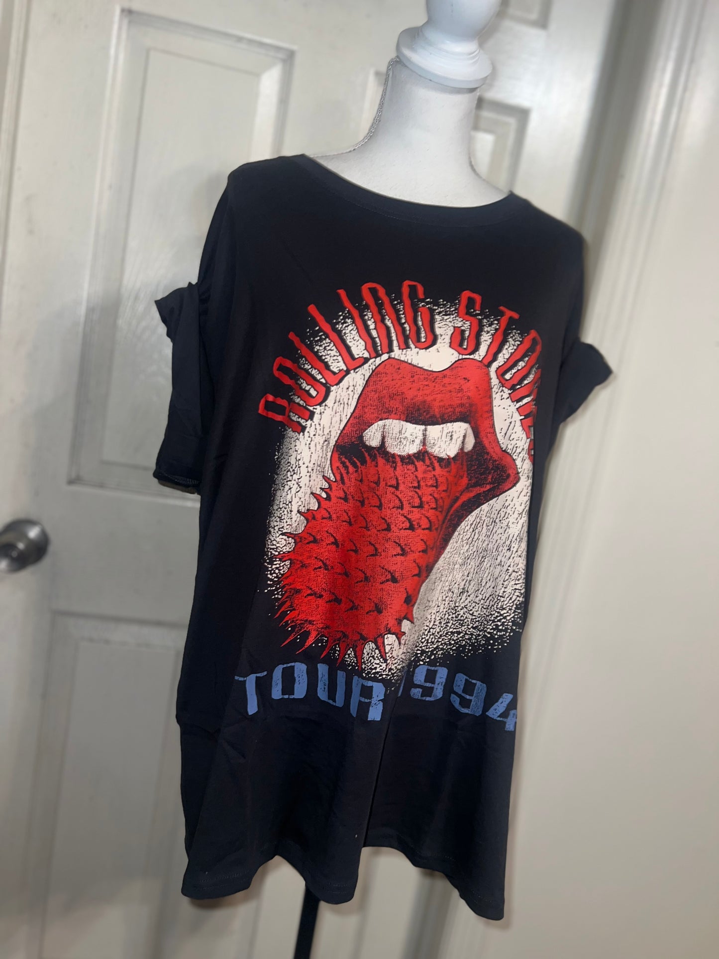 Rolling Stones Oversized Distressed Tee