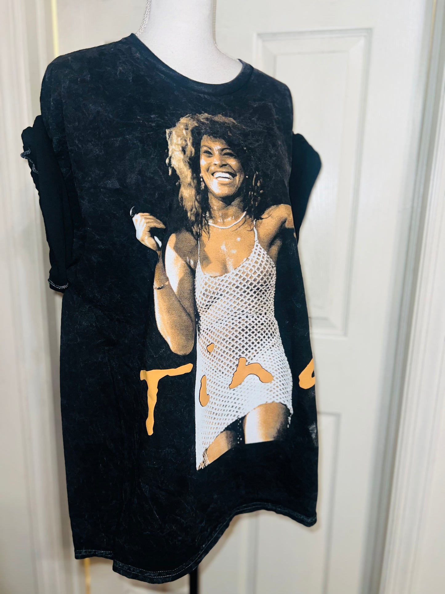 Tina Turner Oversized Distressed Tee