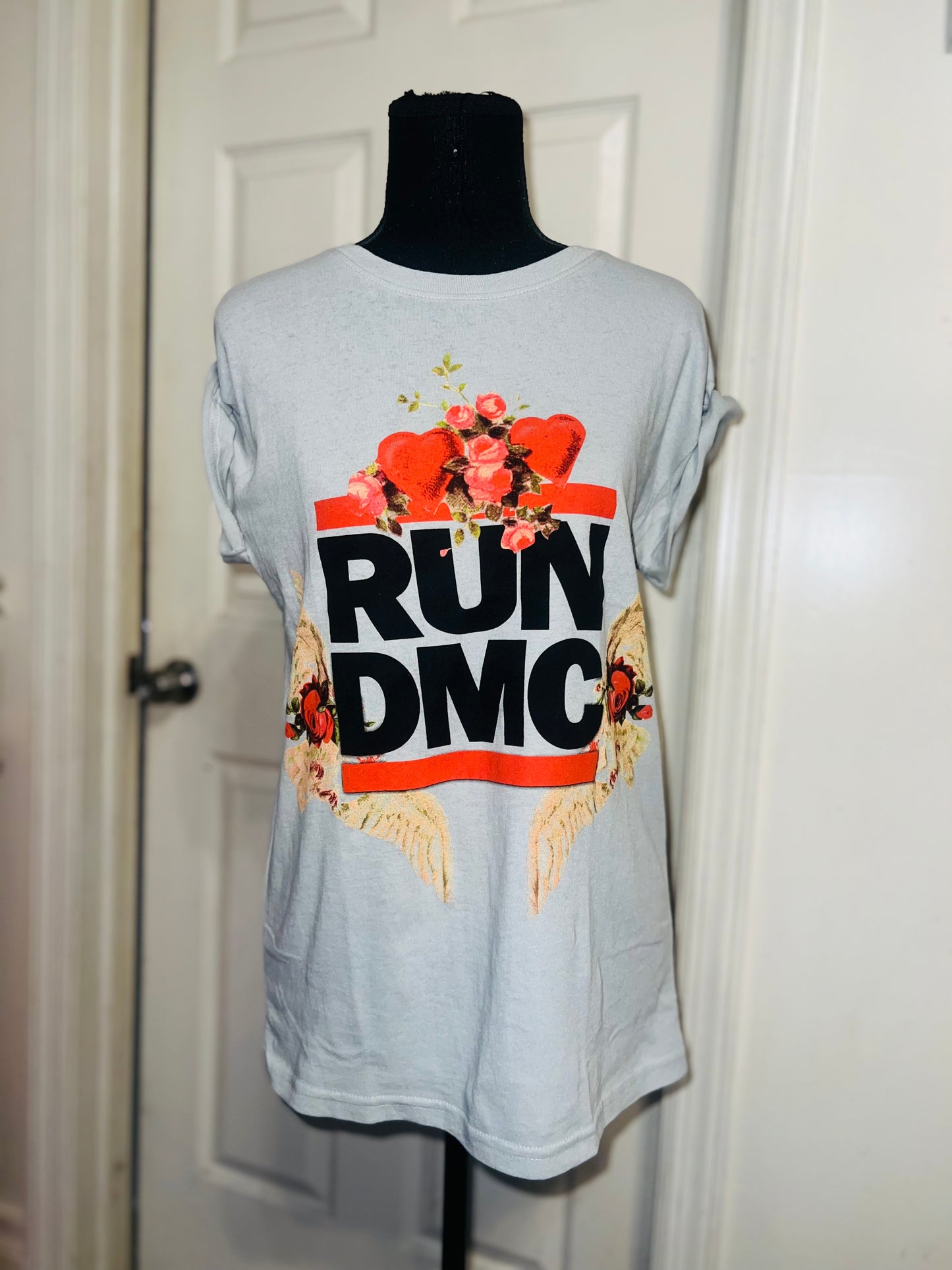 Run DMC Oversized Distressed Tee