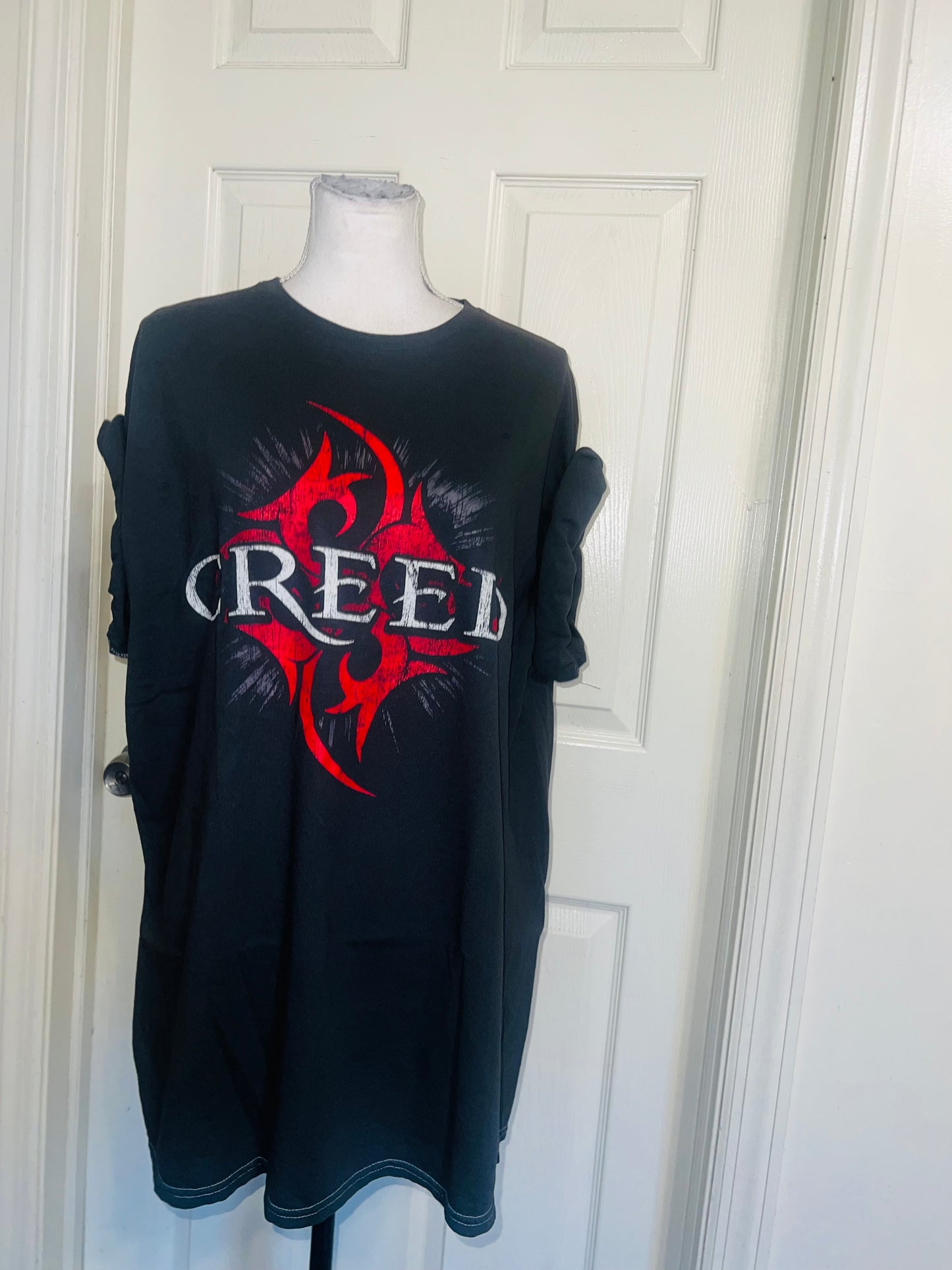 Creed Oversized Distressed Tee