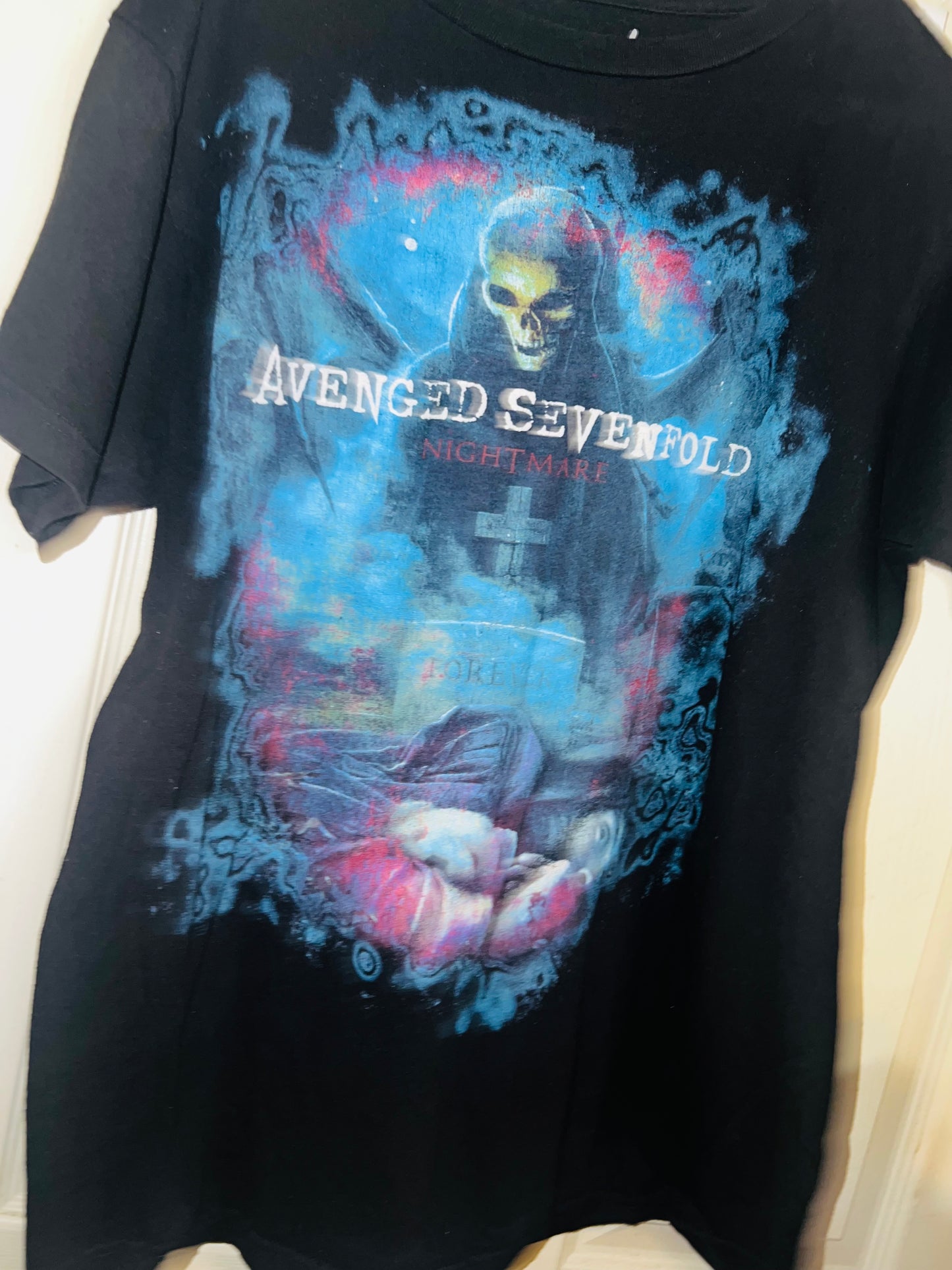 Avenged Sevenfold Oversized Distressed Vintage Tee