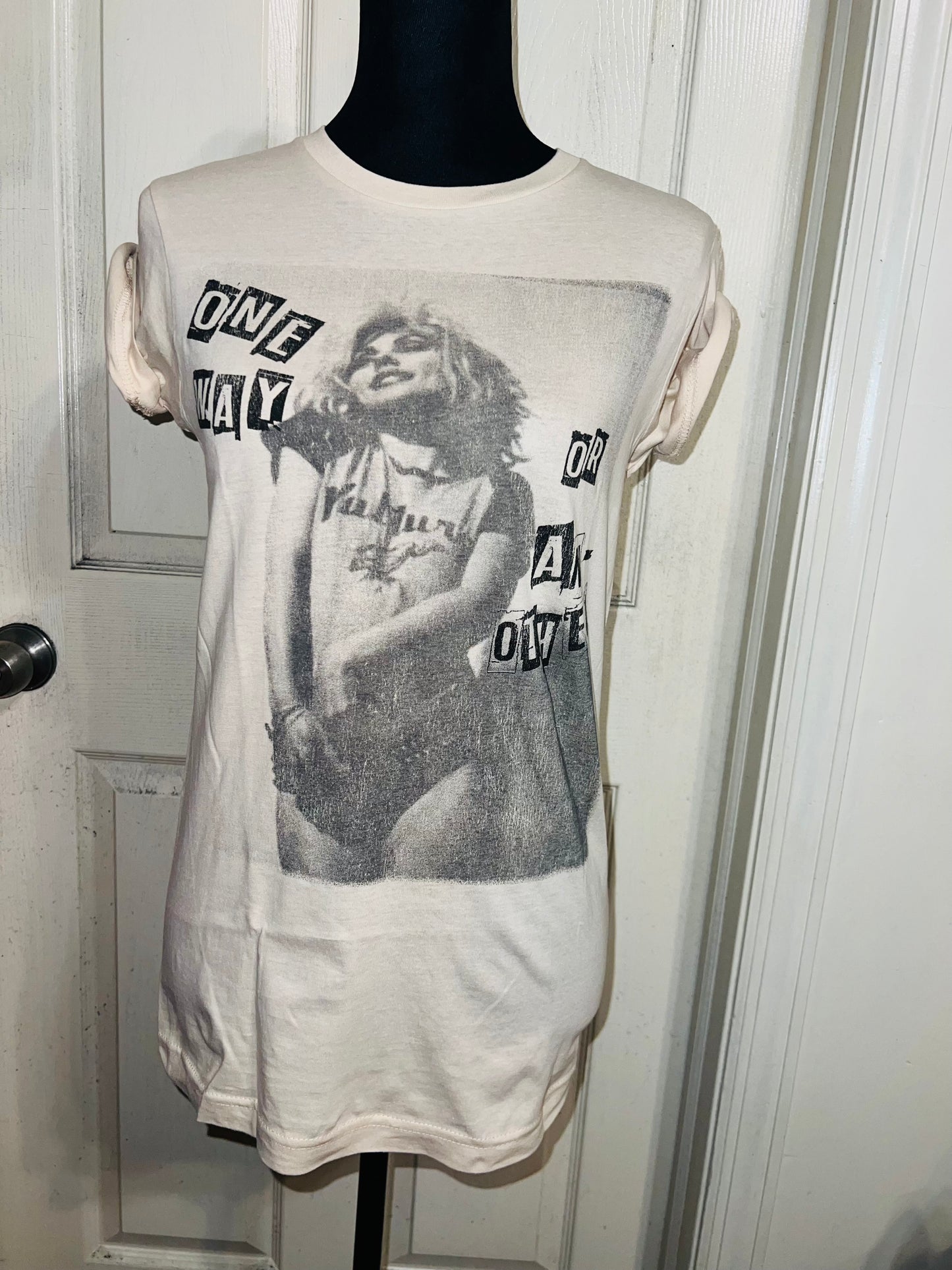 Blondie Oversized Distressed T-Shirt