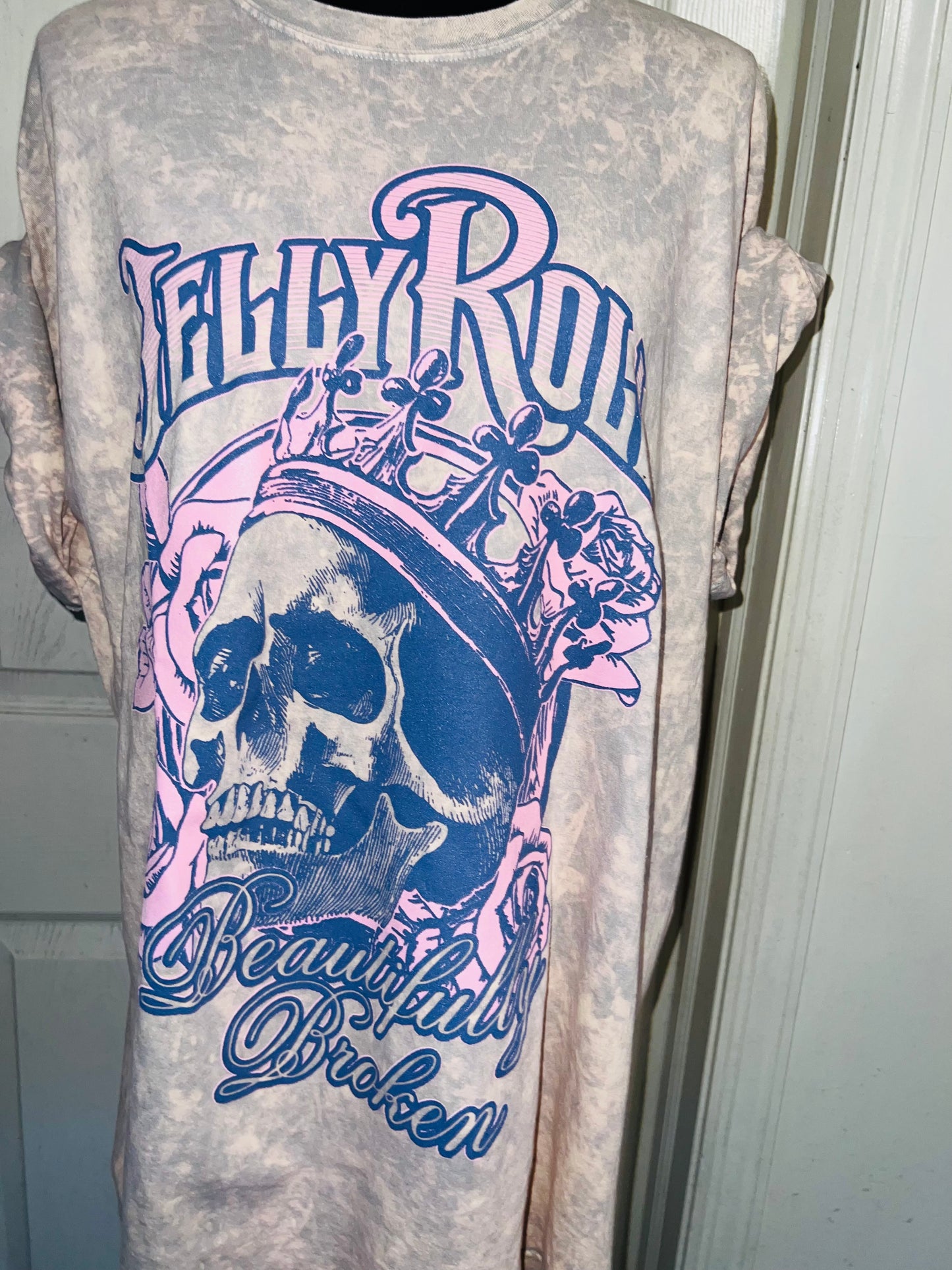Jelly Roll Oversized Distressed Tee