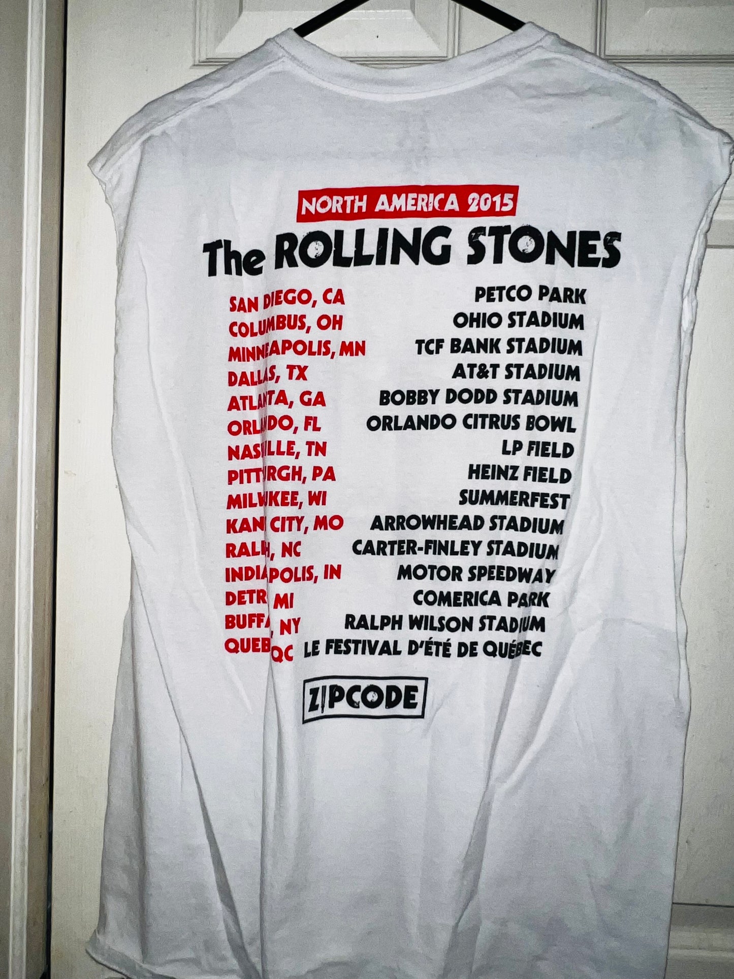 Vintage Rolling Stones Double Sided Tank