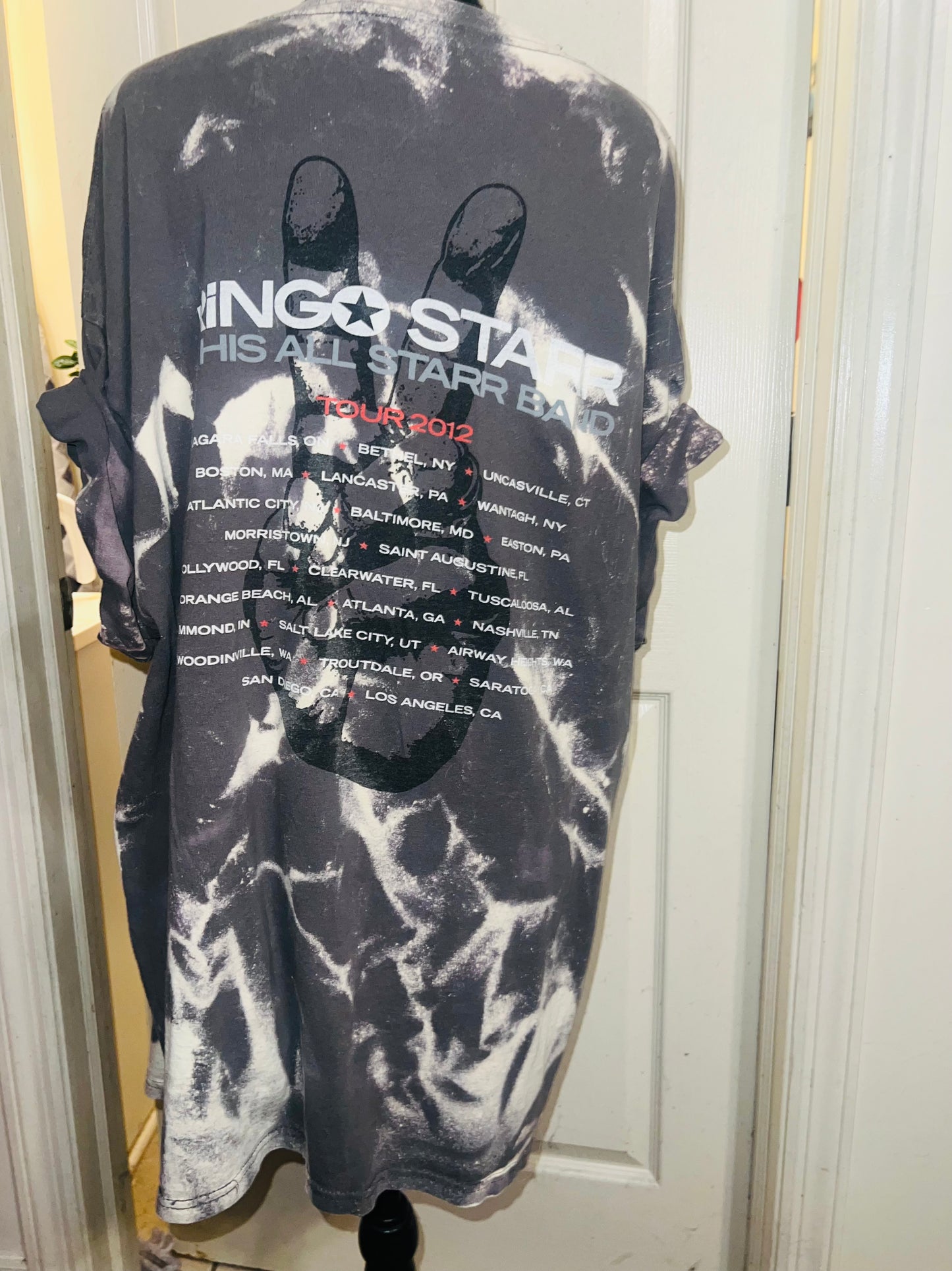 Bleached Ringo Starr Vintage Double Sided Tee
