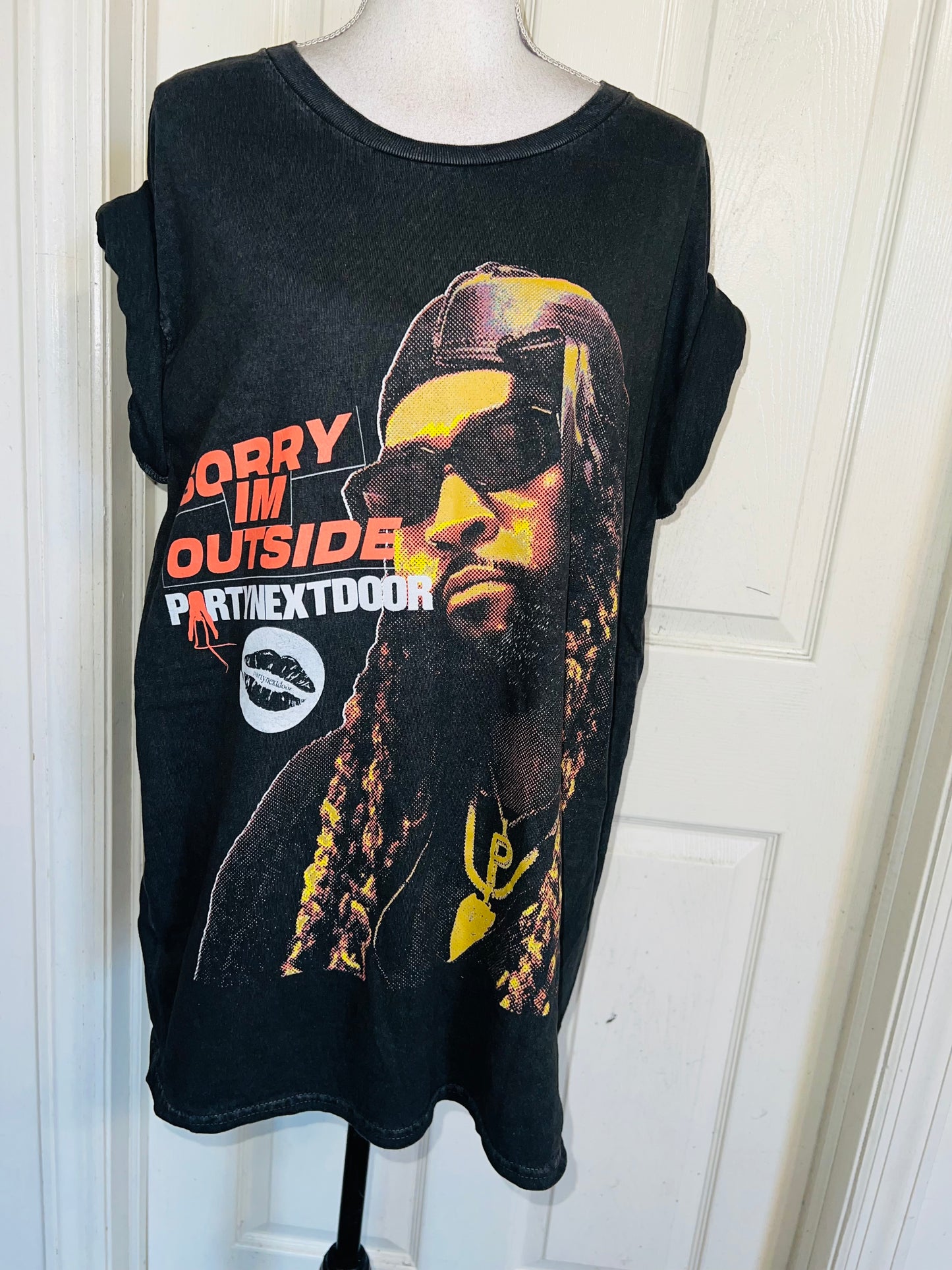 PartyNextDoor Oversized Distressed Tee