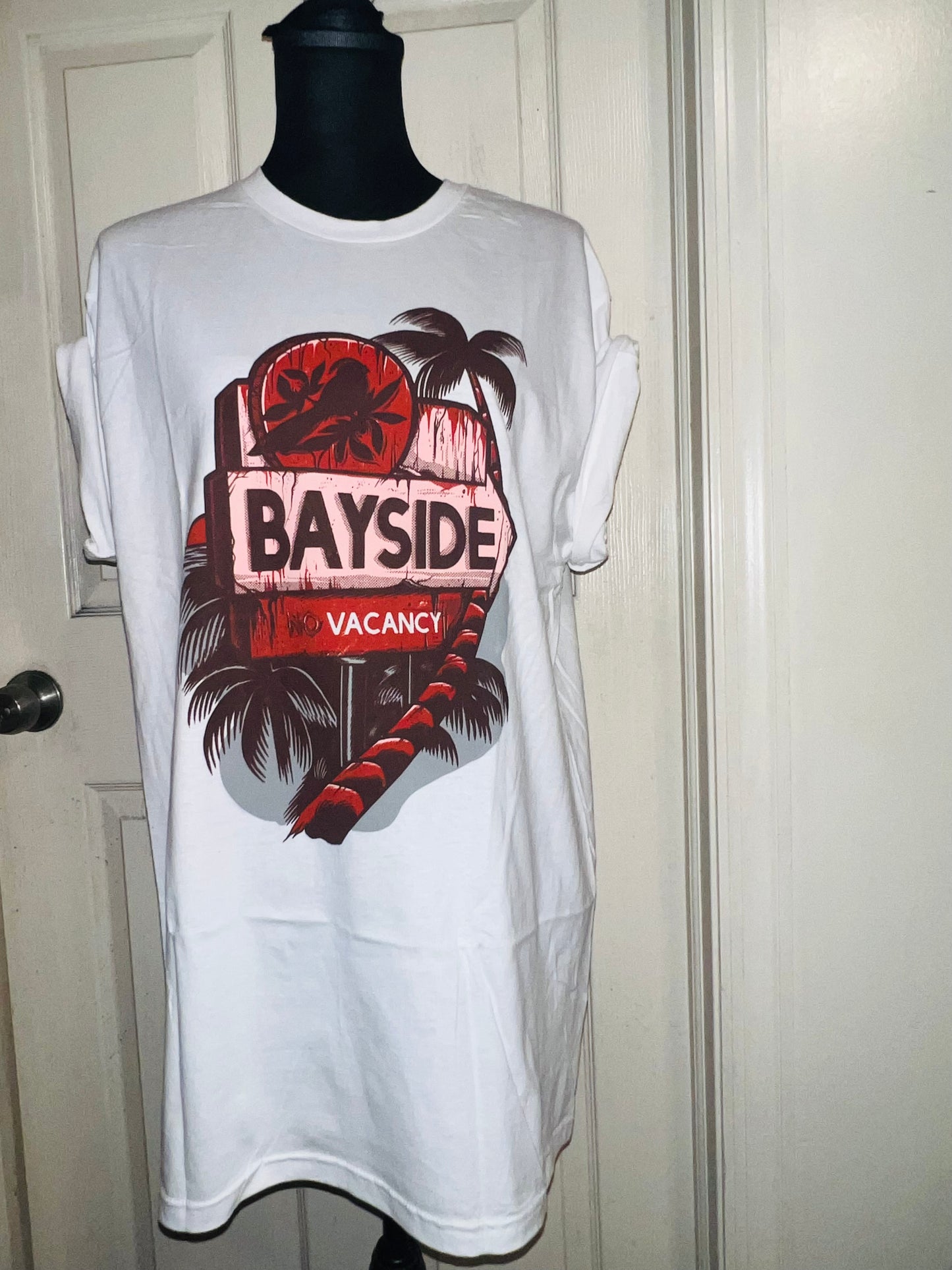 Bayside Oversized Distressed T-Shirt