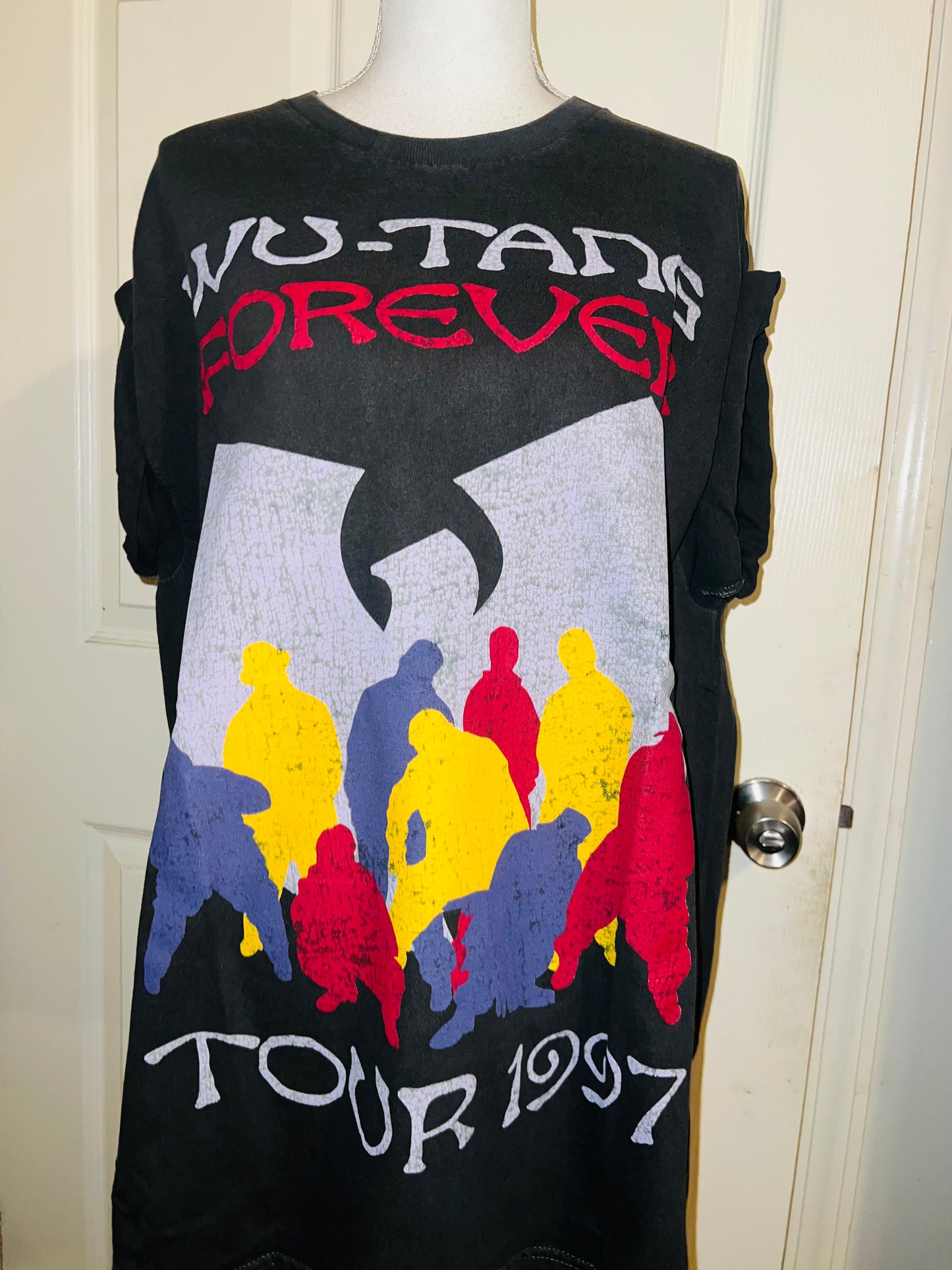Wu-Tang Clan Oversized Distressed Tee