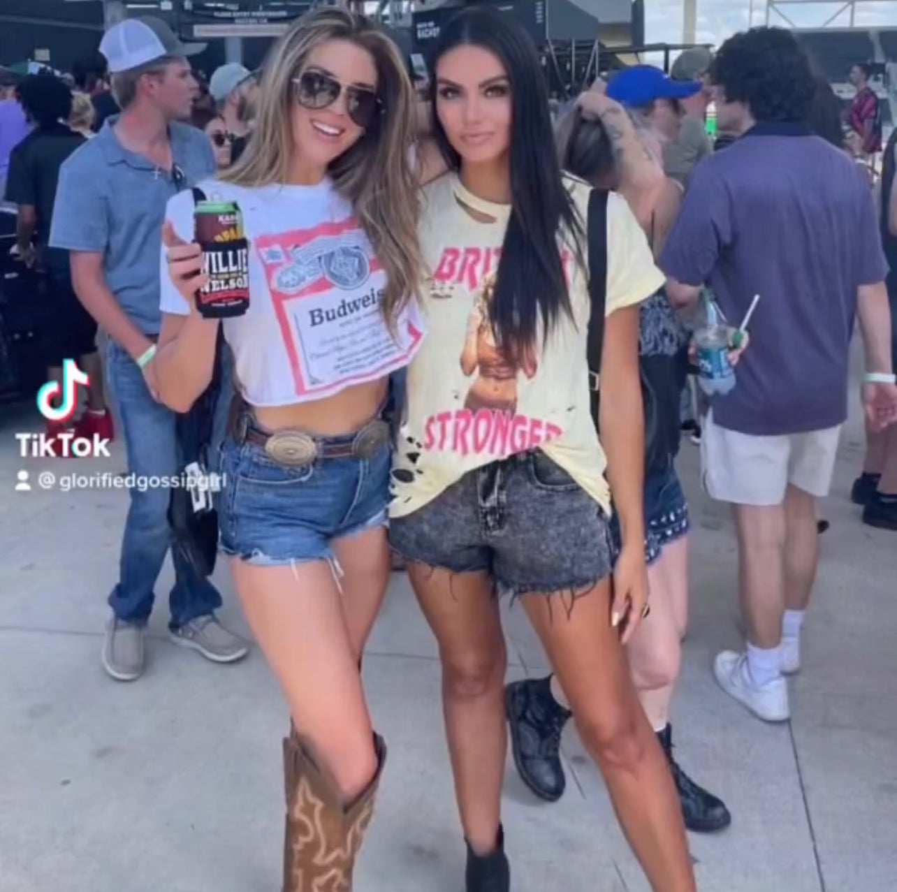 Britney Spears Stronger Distressed Tee