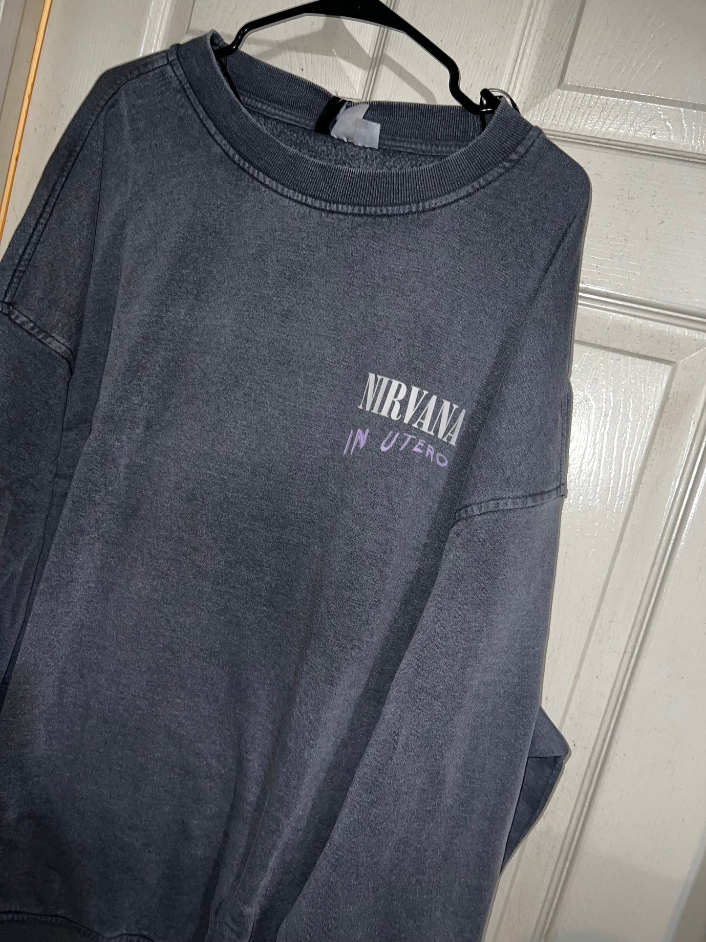 Nirvana Oversized Double Sided Sweatshirt
