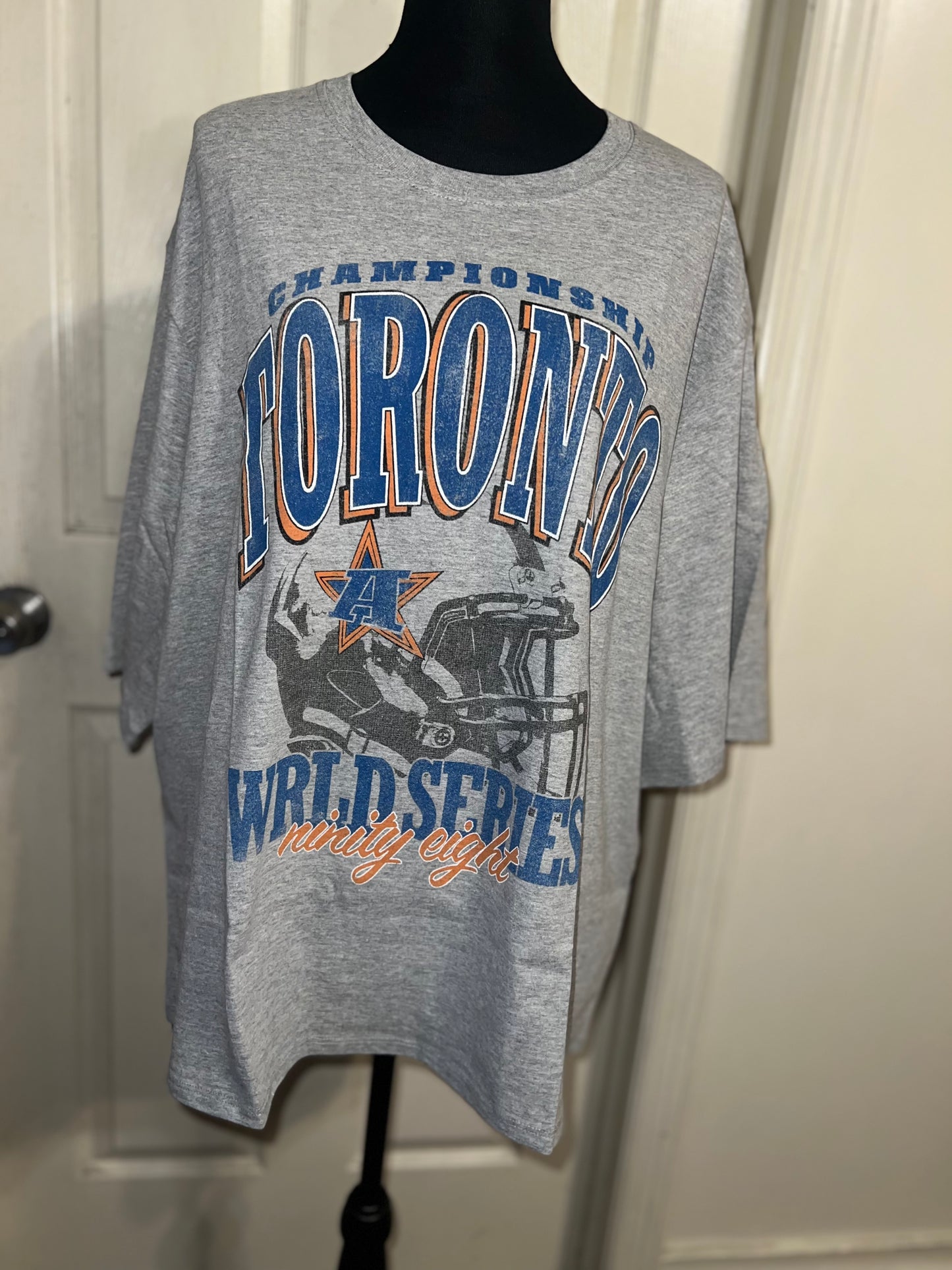 Toronto Sports Graphic Oversized Distressed Tee