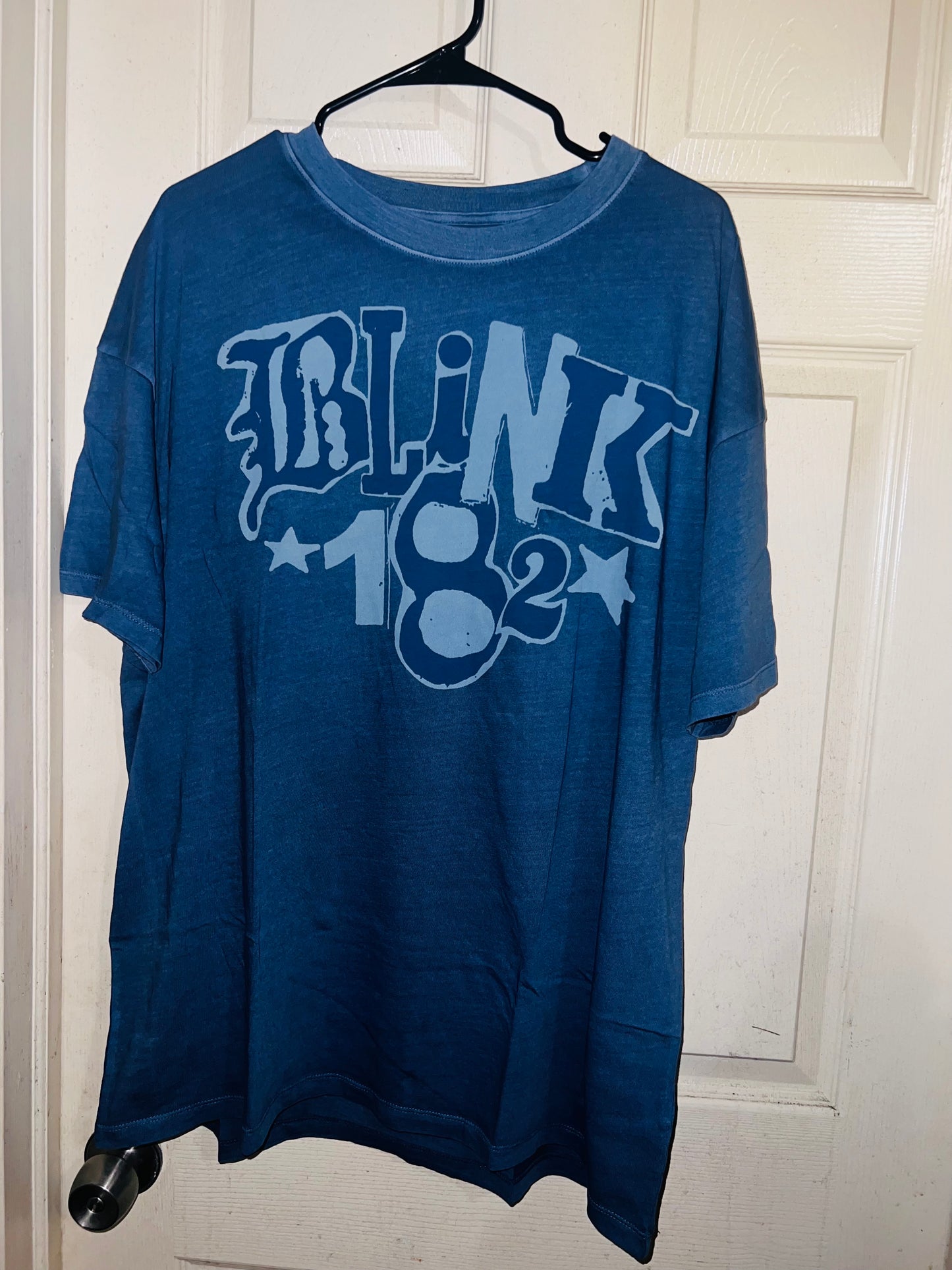 Blink 182 Oversized Distressed Tee