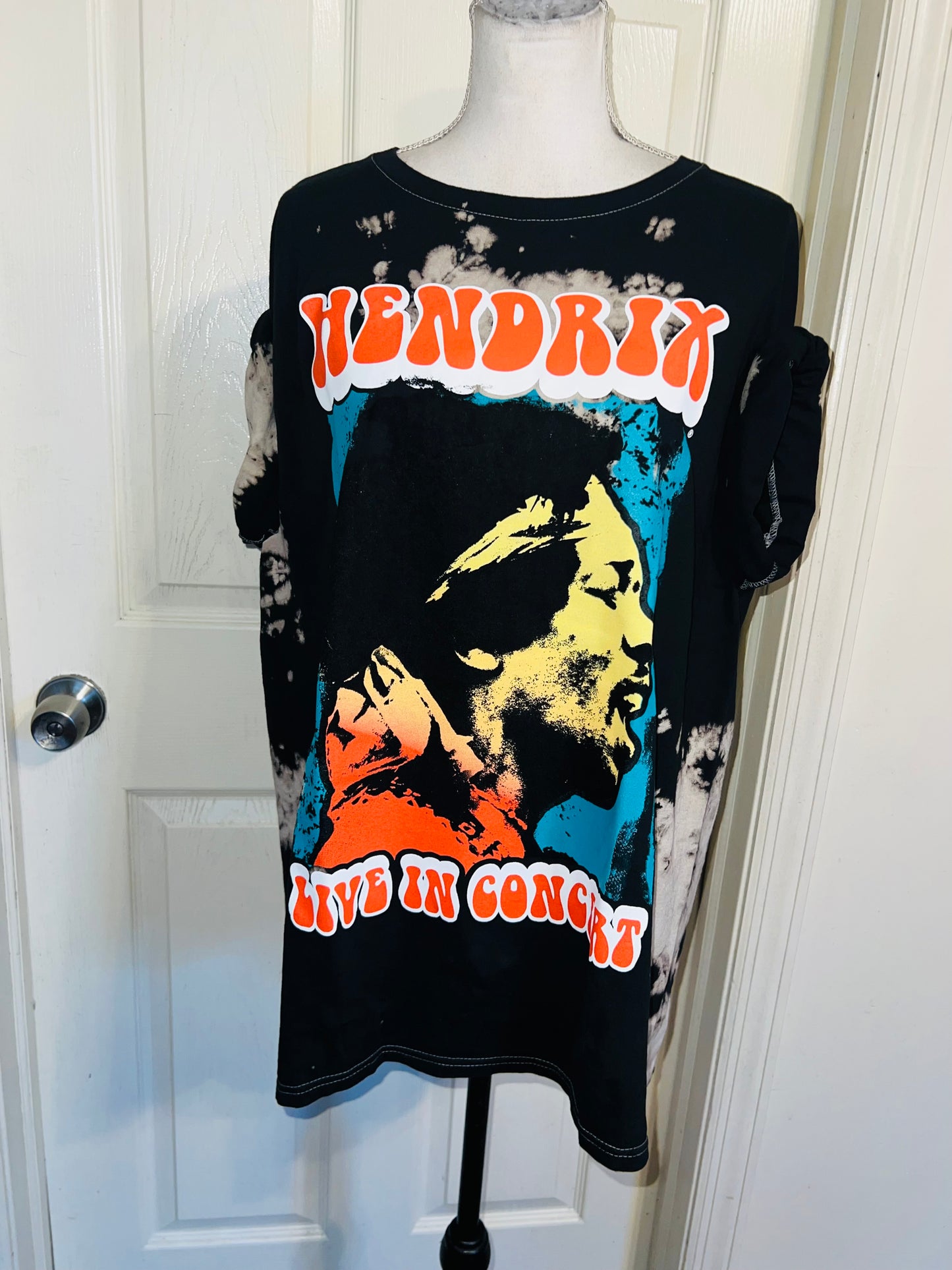 Jimi Hendrix Oversized Distressed Tee