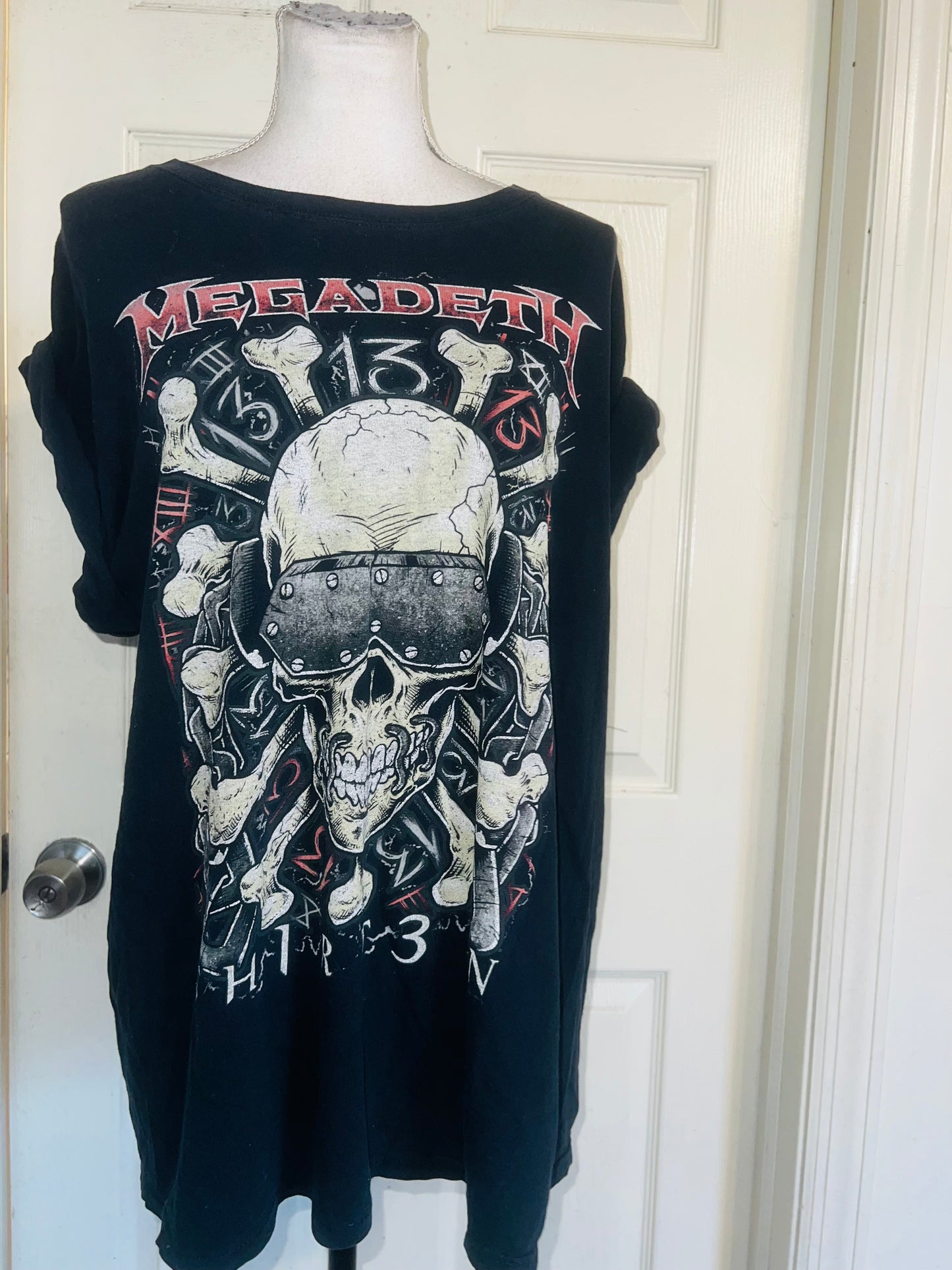 Megadeath American Vintage Oversized Distressed Tee