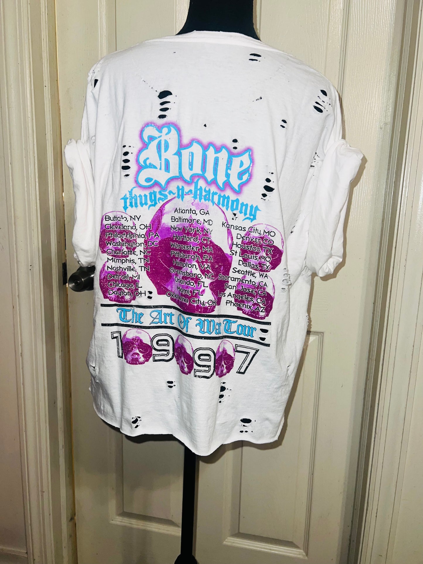 (Copy) Bone Thugs n Harmony Double Sided Oversized Distressed Tee