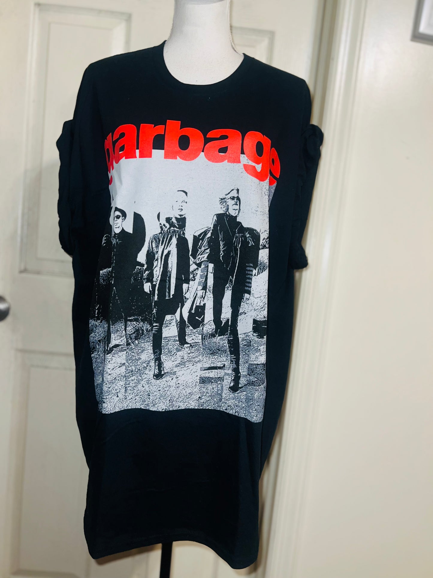 Garbage Oversized Distressed Tee