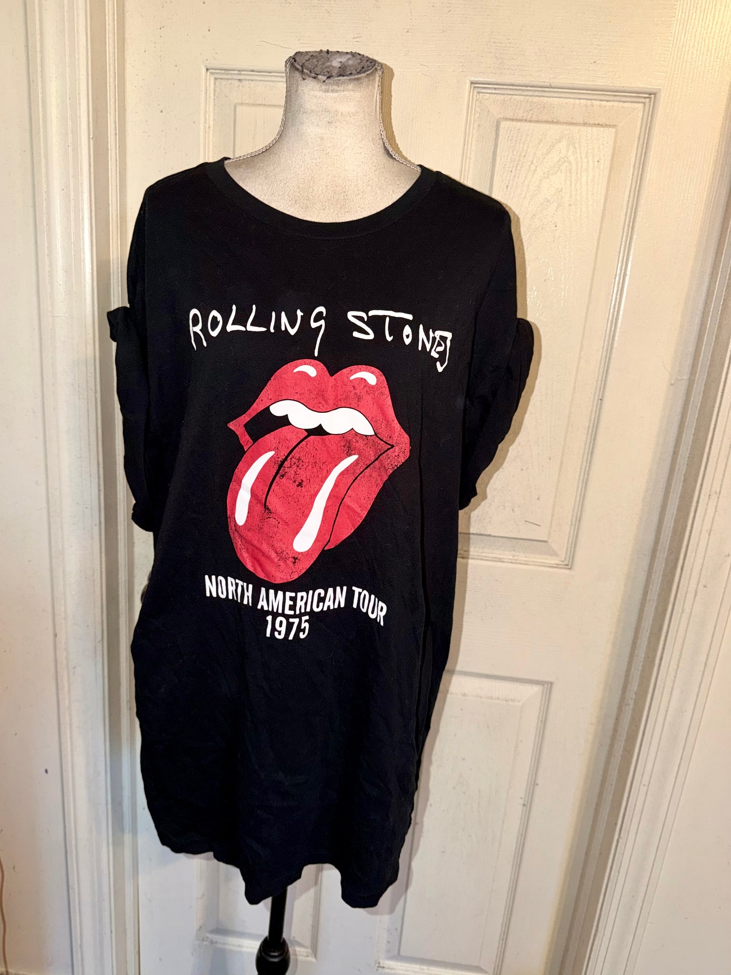 Rolling Stones Oversized Distressed Tee